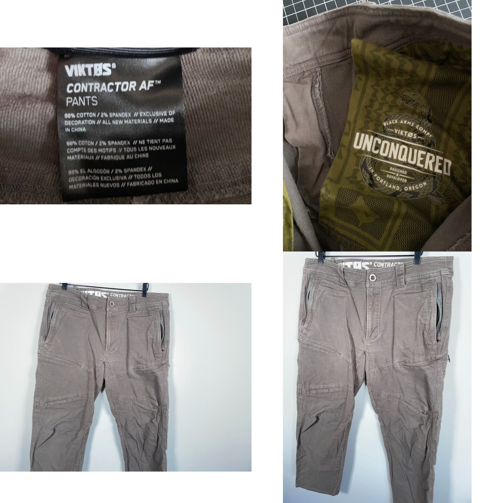 Vintage Viktos Contractor AF Pants Men's 38 x 32 Actual 39 x 28 Gray Greyman Tactical Size US 38 / EU 54 - 9 Thumbnail