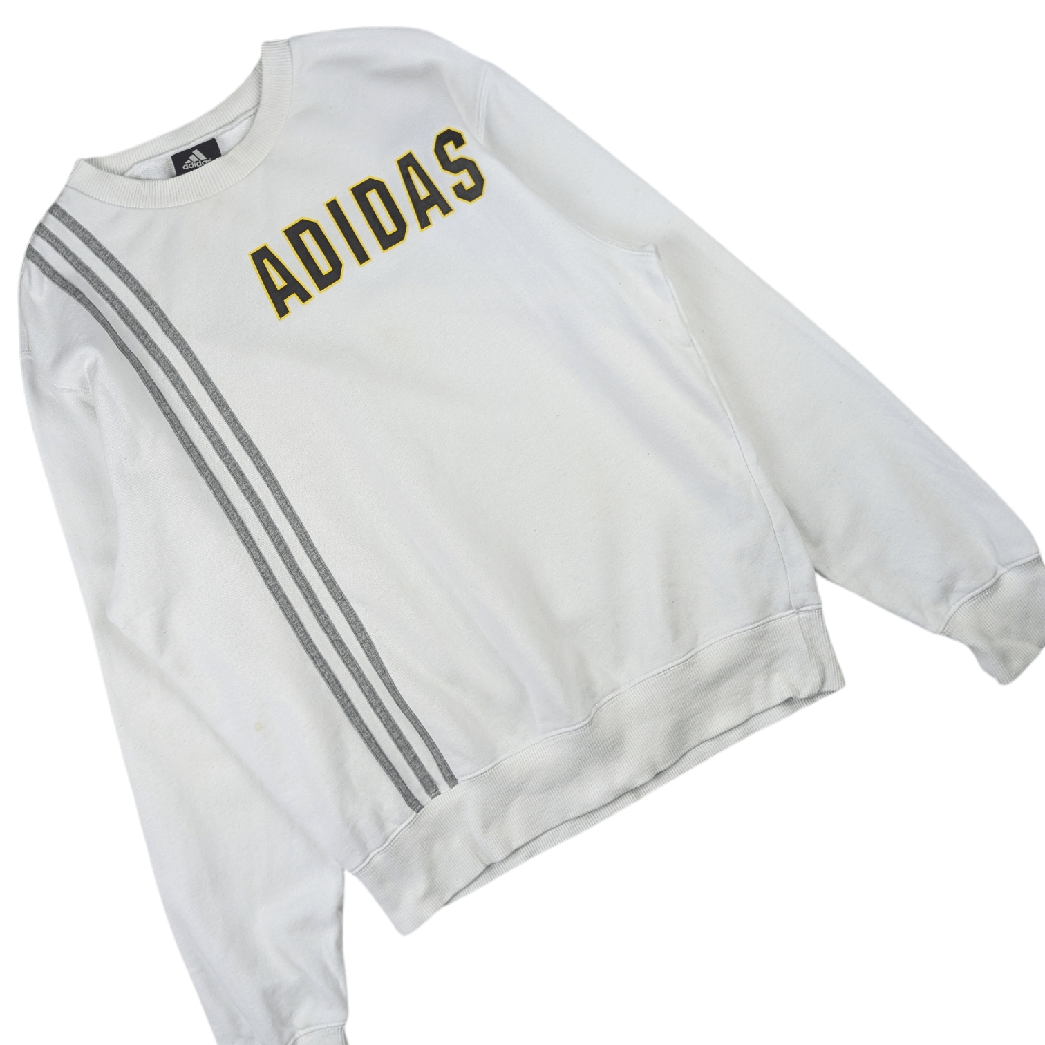 Adidas ADIDAS Big Spell Out Logo Crewneck Sweatshirts Size US S / EU 44-46 / 1 - 4 Thumbnail