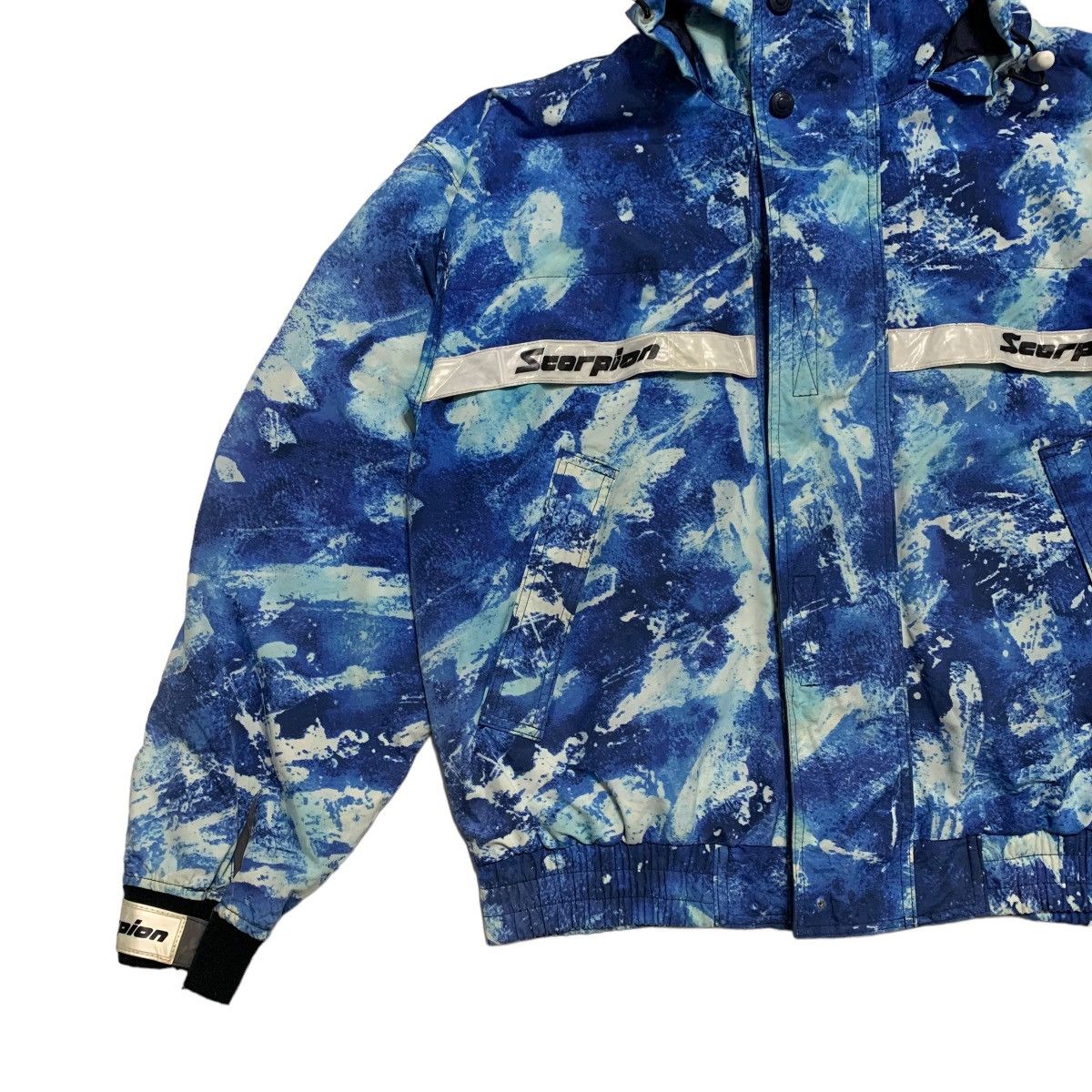 Japanese Brand Scorpion Shimano Tie Dye Skiwear Jacket Size US L / EU 52-54 / 3 - 2 Thumbnail