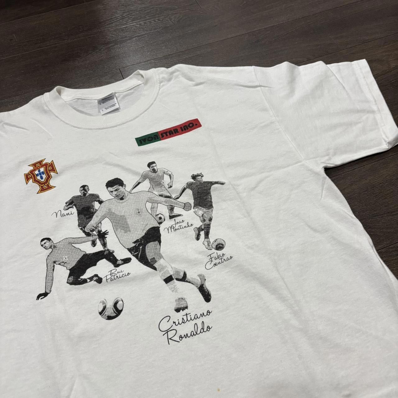 Designer Vintage Portugal FPF Cristiano Ronaldo soccer team t shirt L Size US L / EU 52-54 / 3 - 1 Thumbnail