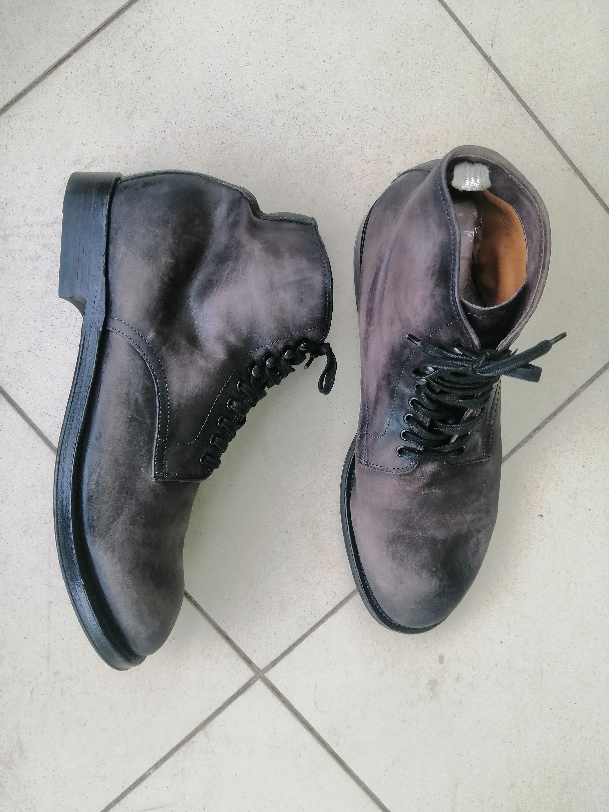 Officine Creative Officine Creative Burnished Leather Lace-Up Boots Size US 8 / EU 41 - 2 Thumbnail