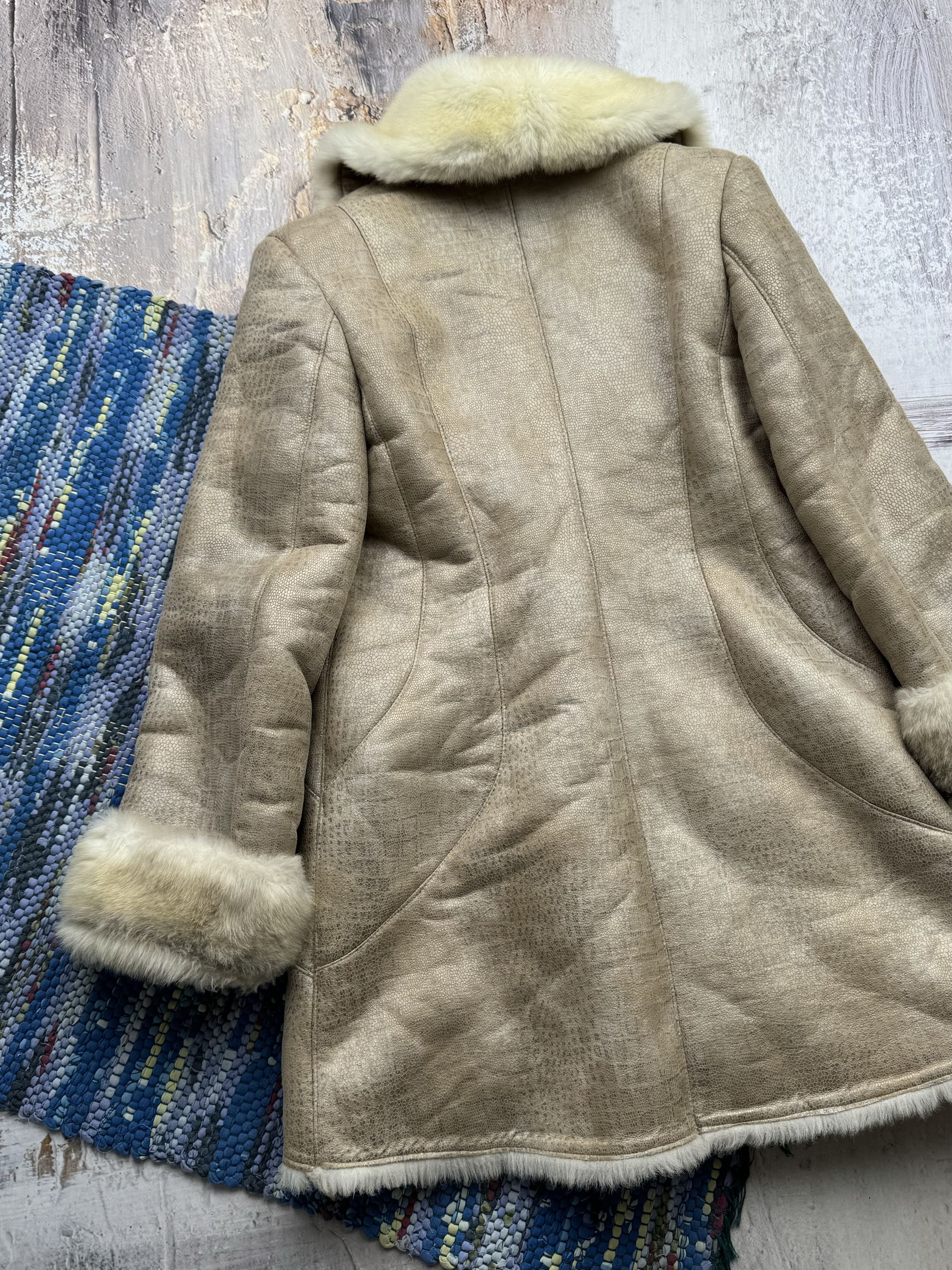 Japanese Brand Vintage Faux Sheepskin Coat With Belted A390(591) Size M / US 6-8 / IT 42-44 - 6 Thumbnail