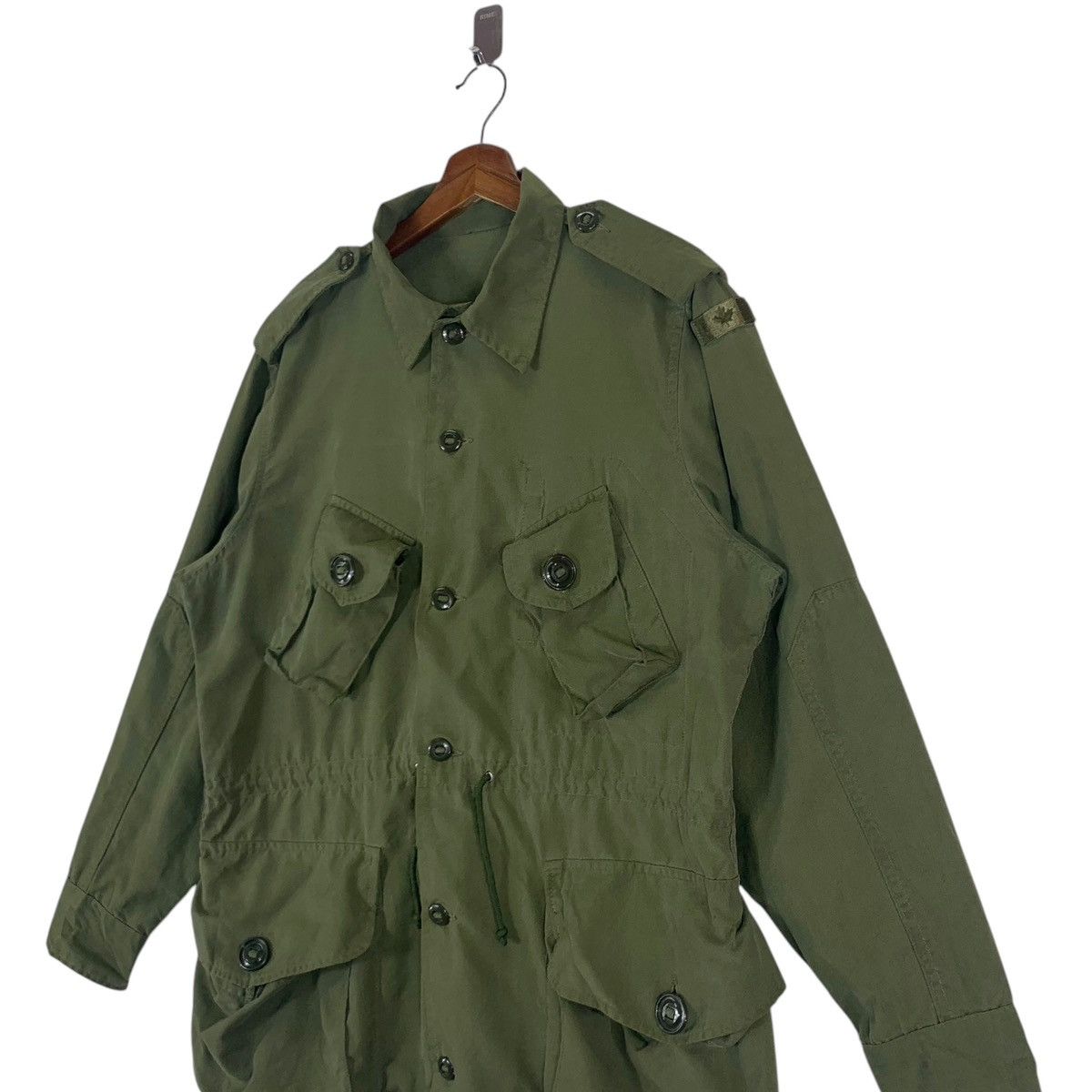 Vintage VINTAGE MILITARY CANADA OLIVE GREEN BUTTON SHIRTS Size US M / EU 48-50 / 2 - 3 Thumbnail