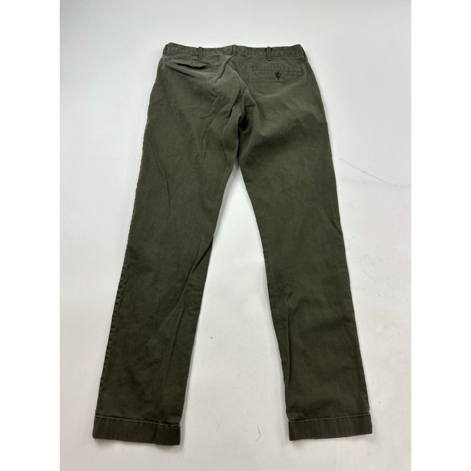 J.Crew J.Crew Pants Men’s 32 Slim Chino Flex Flat Front Green Twill Pockets Straight Inseam 31 Size US 32 / EU 48 - 2 Thumbnail
