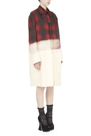 Maison Margiela o1y0625 Overcoat in Multicolor Size S / US 4 / IT 40 - 4 Thumbnail