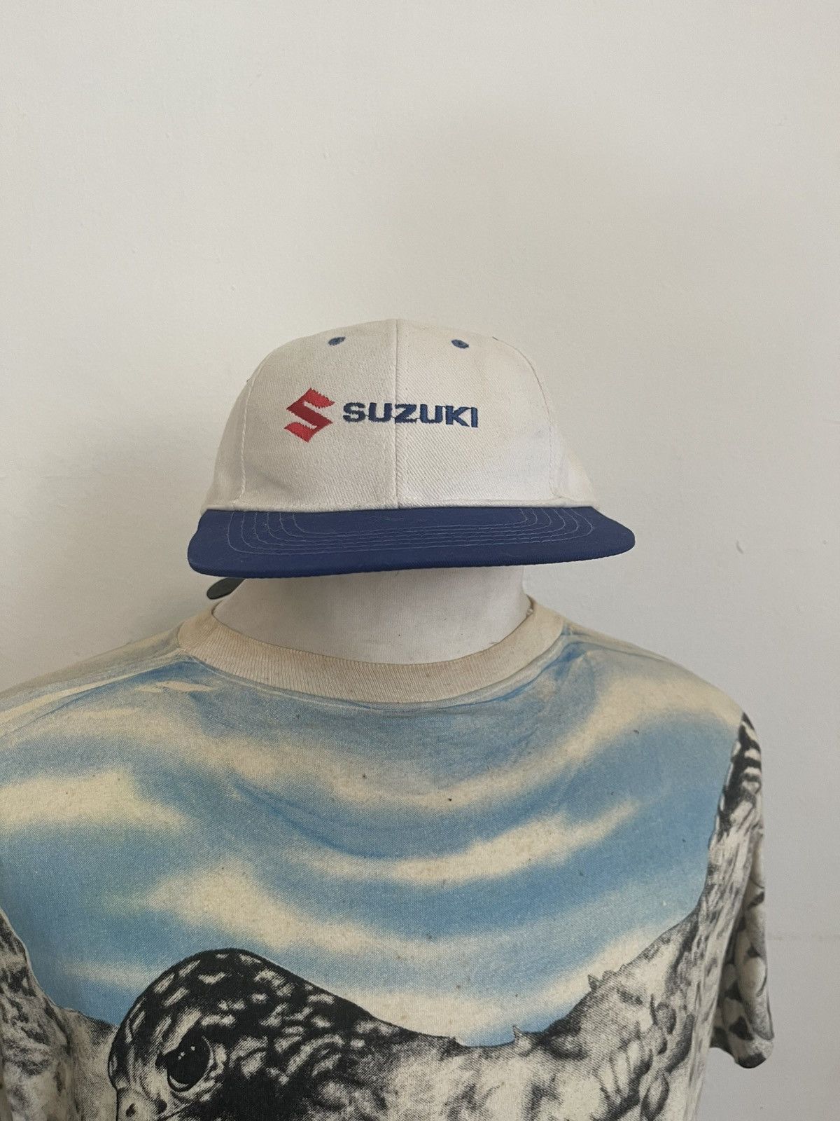 Japanese Brand Vintage Suzuki Cap Leather Adjuster Size ONE SIZE - 1 Thumbnail
