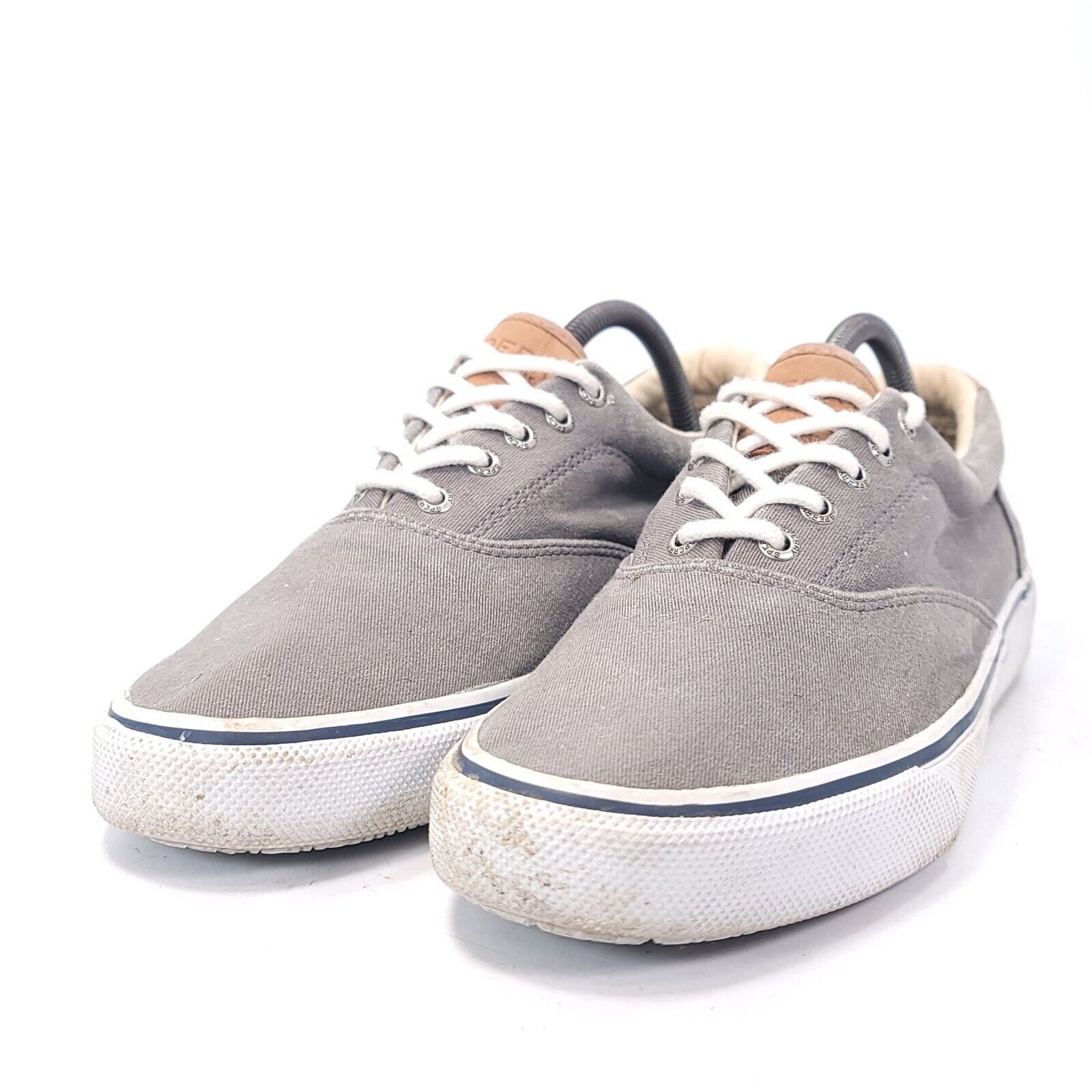 Sperry Sperry Top-Sider Striper Shoe Mens Size 9.5 1048073 Gray Size US 9.5 / EU 42-43 - 1 Thumbnail