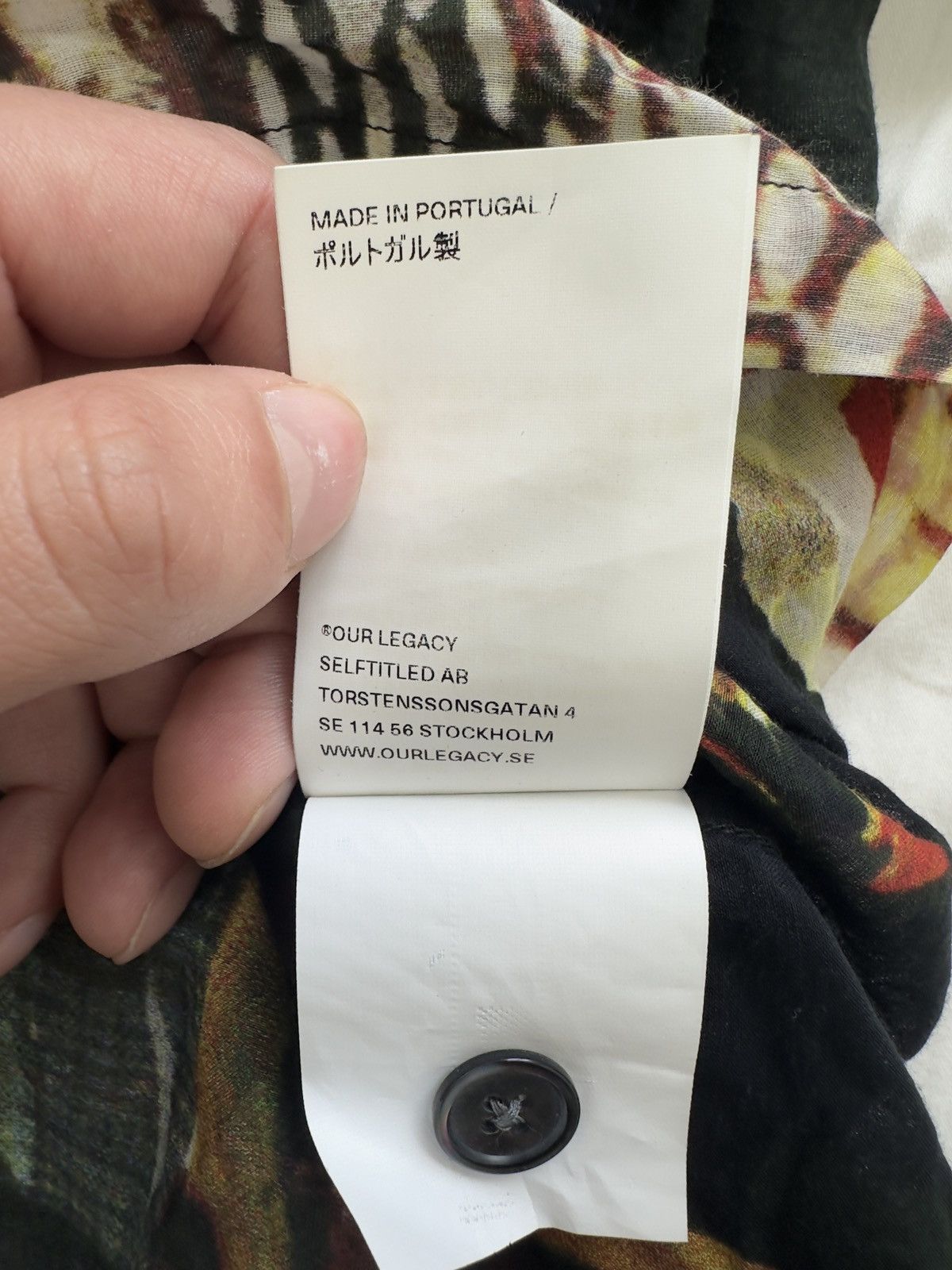 Our Legacy Our Legacy Box Shirt Shortsleeve Peace Crowd Size US M / EU 48-50 / 2 - 6 Thumbnail