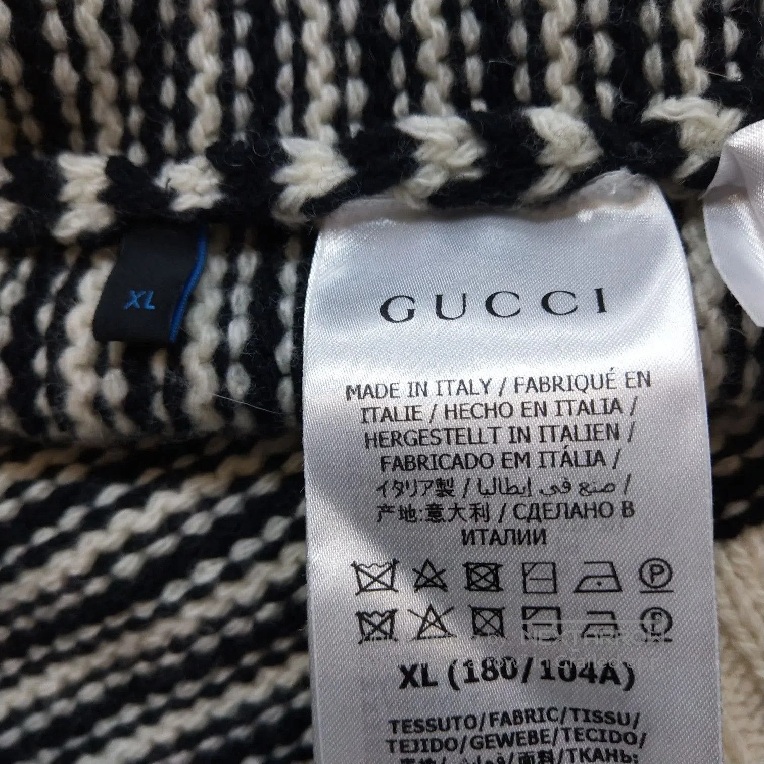Gucci Gucci Disney Donald Duck Stripe Men's Sweater XL. Size US XXL / EU 58 / 5 - 3 Thumbnail