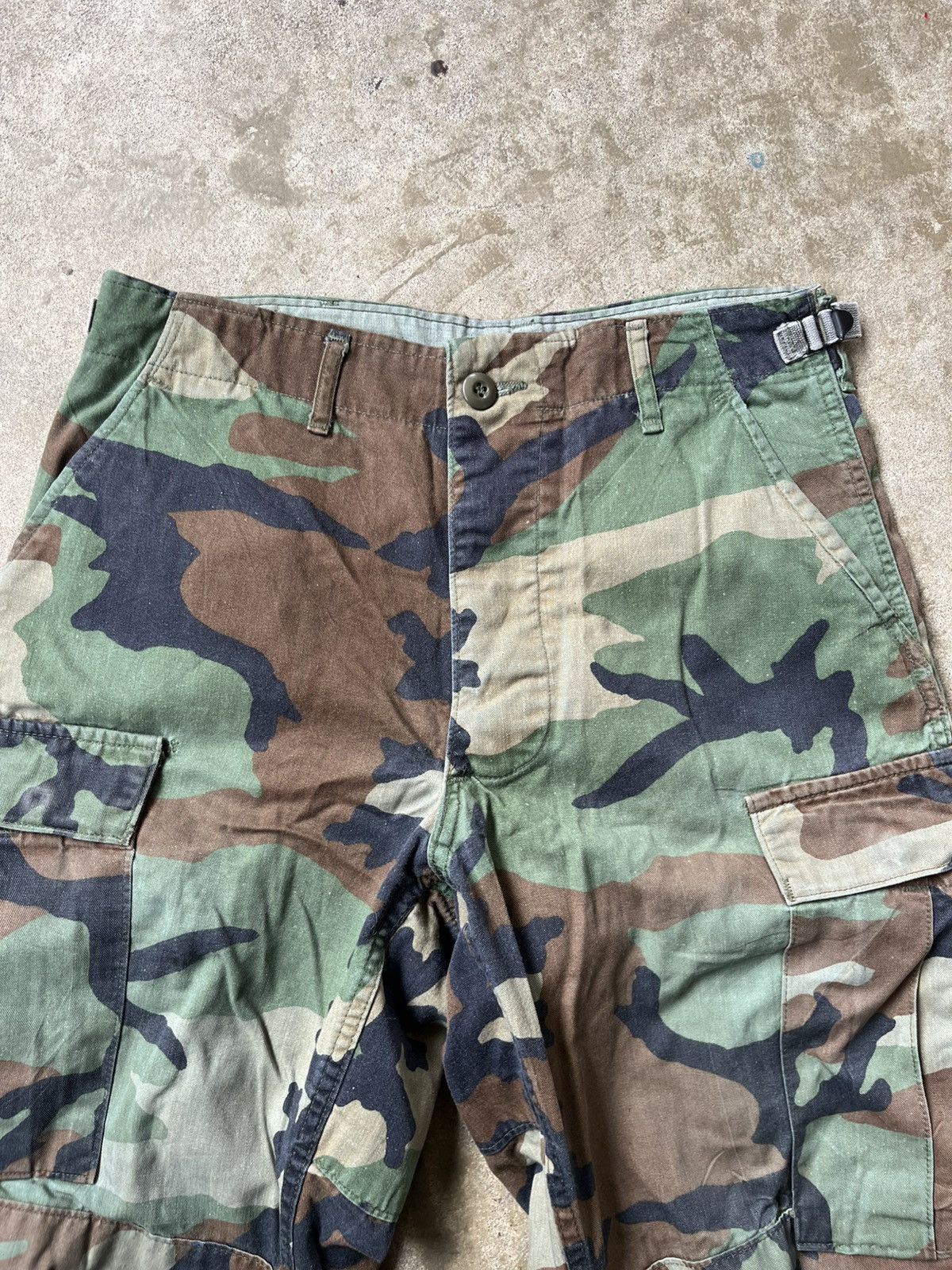 Other Vintage Woodland Camo Military Cargo Pants Surplus Size US 29 - 3 Thumbnail