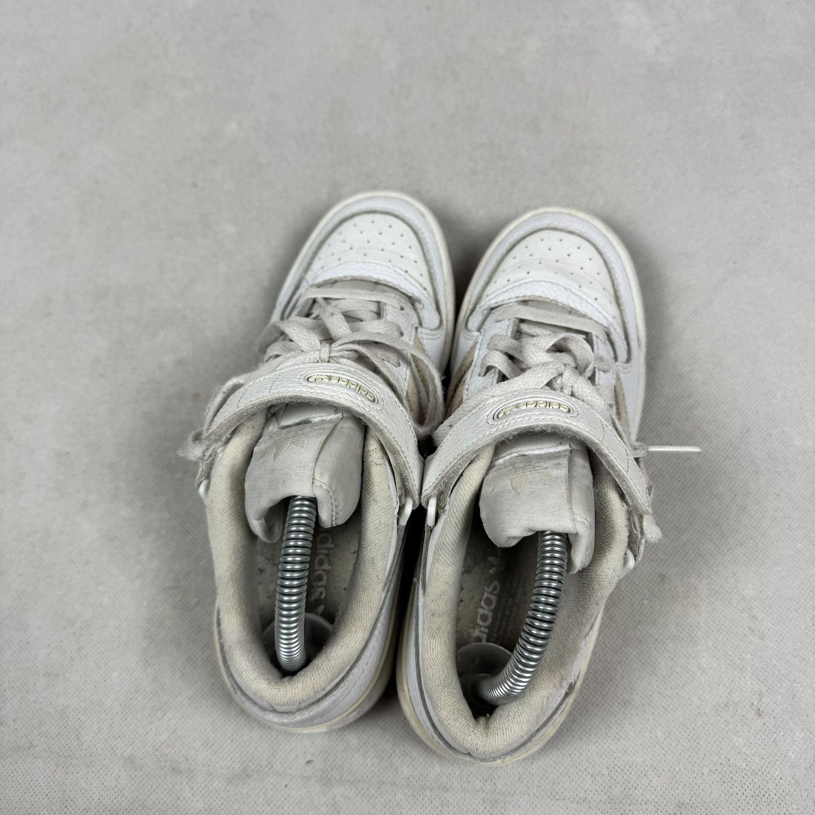 Adidas Adidas Forum Low GZ3875 Mens White Leather Lace-Up Shoes 5.5 Size US 5.5 / EU 38 - 4 Thumbnail