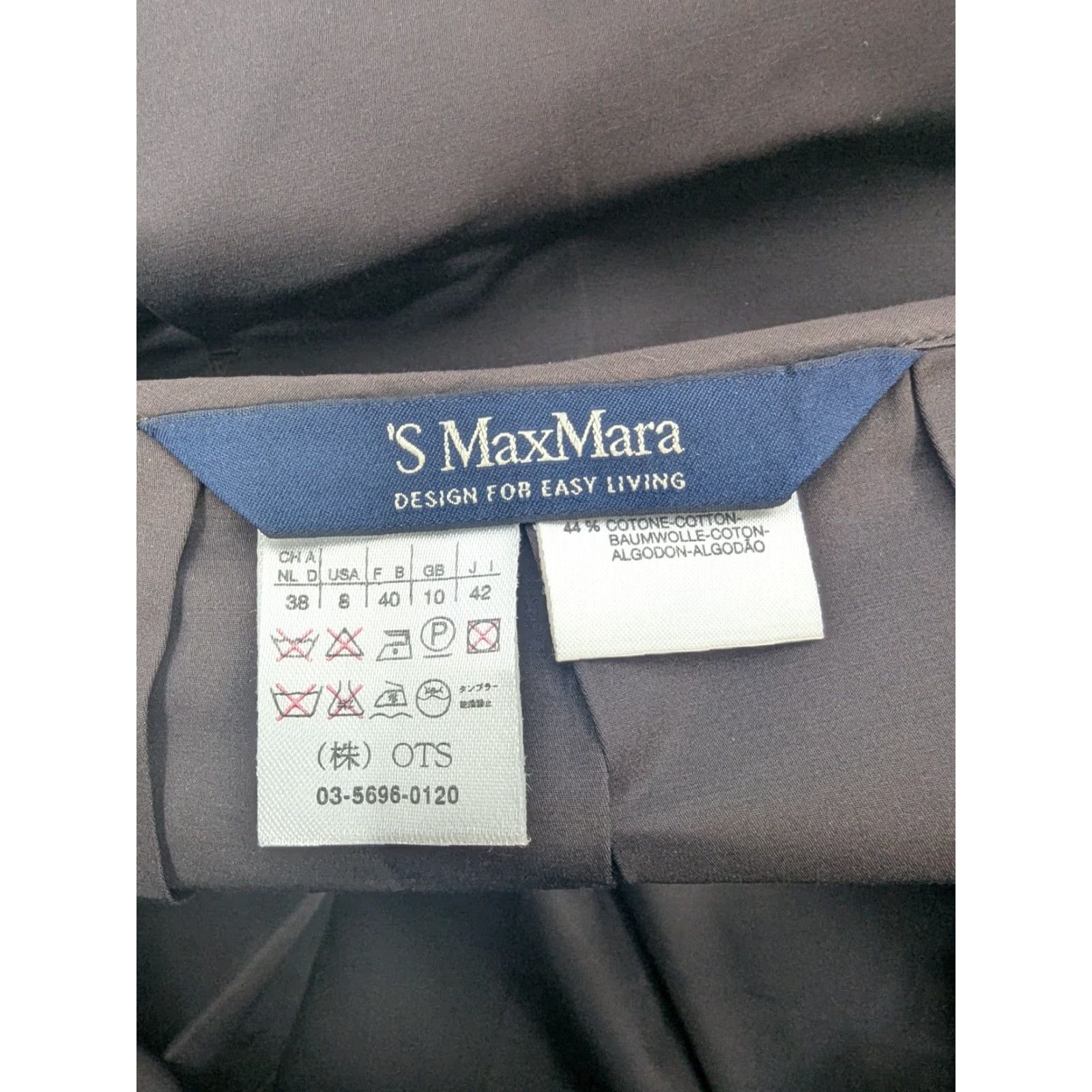 Max Mara VINTAGE S'Max Mara Design For Easy Living Brown Pleated Knee-Length Skirt Size 8 Size 30" / US 8 / IT 44 - 7 Thumbnail