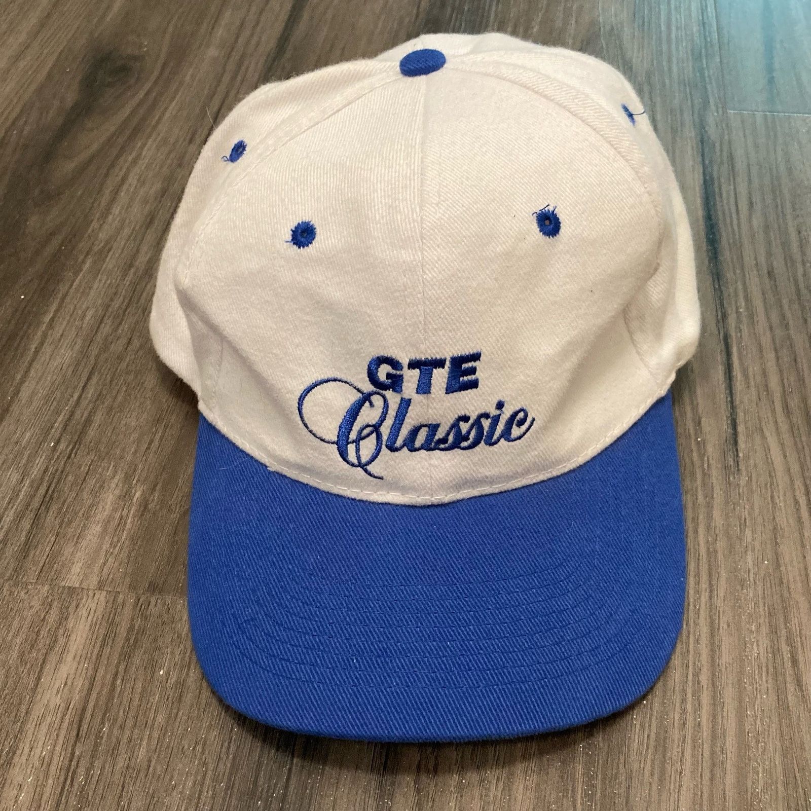 Vintage Vintage GTE Classic Blue & White Snapback Hat Adjustable Size ONE SIZE - 1 Thumbnail