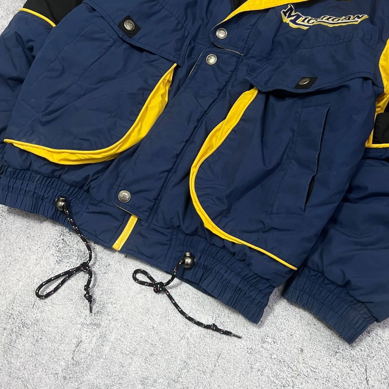 Vintage Vintage Campri Michigan Wolverines Bomber Jacket Zip Size M Size US M / EU 48-50 / 2 - 5 Thumbnail