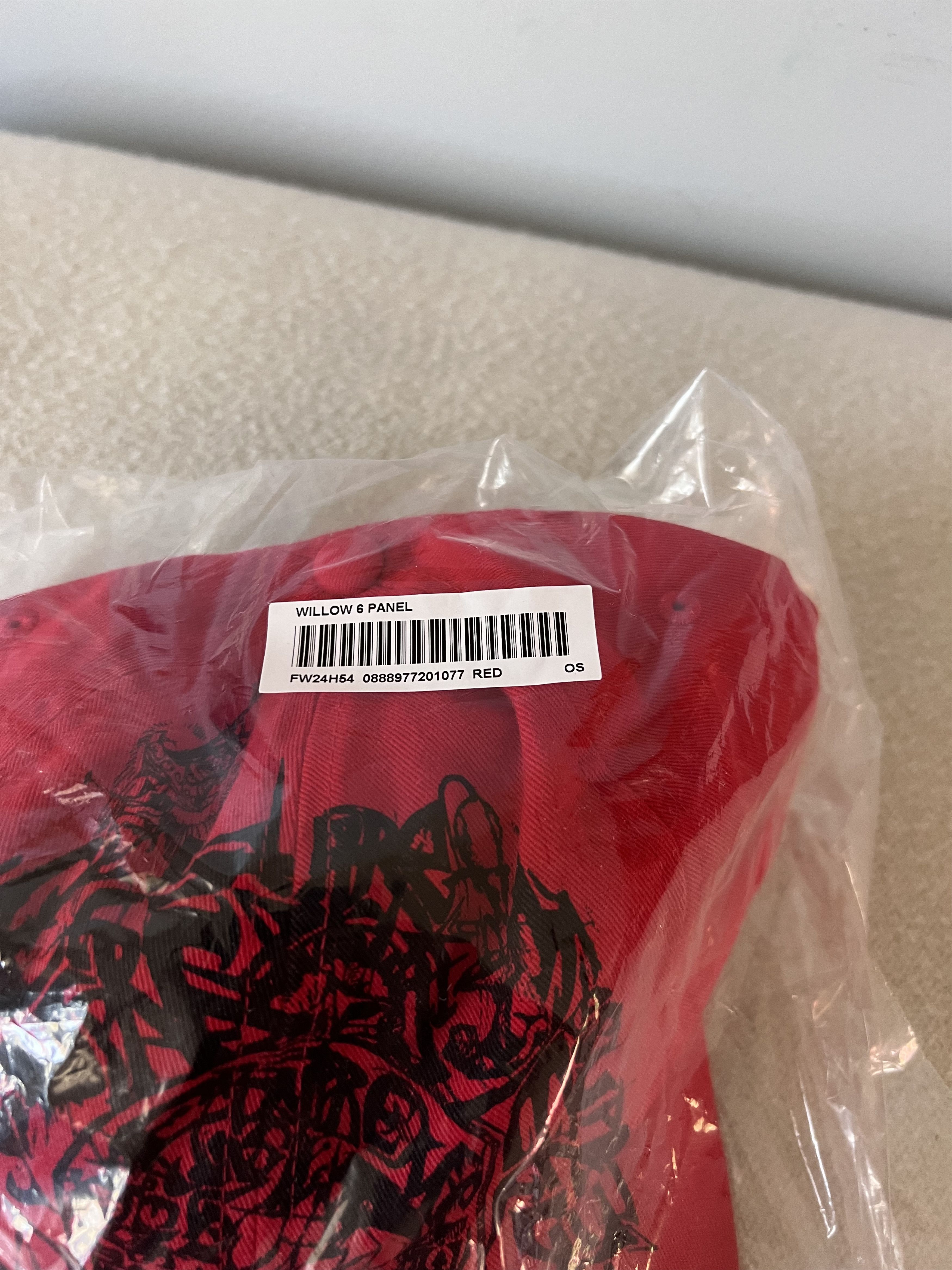 Supreme Supreme Liberty 6-Panel Hat in Red Size ONE SIZE - 3 Thumbnail