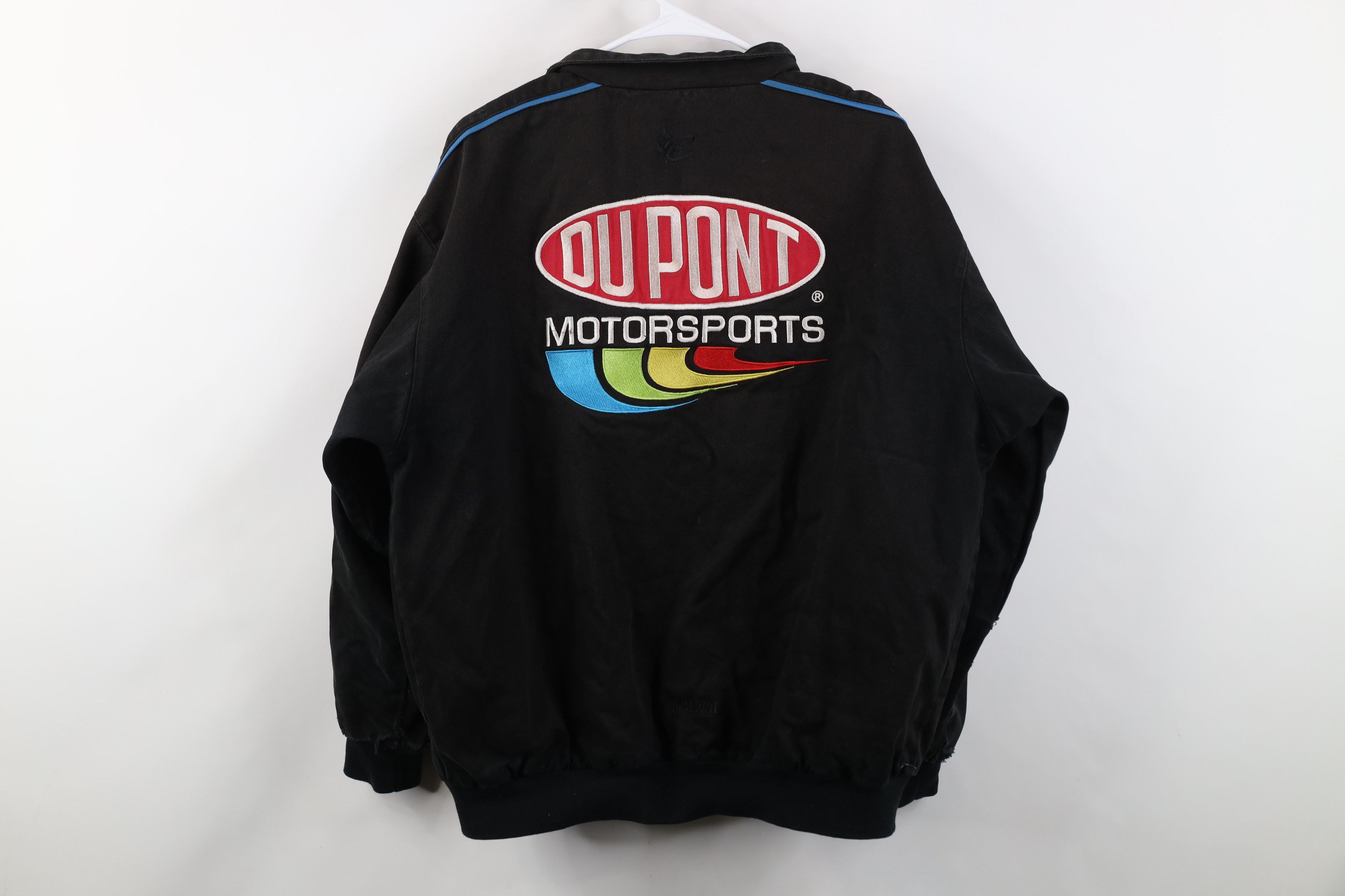 Vintage Vintage 90s Y2K NASCAR Gordon Fire Flames Pit Crew Jacket Size US L / EU 52-54 / 3 - 15 Thumbnail