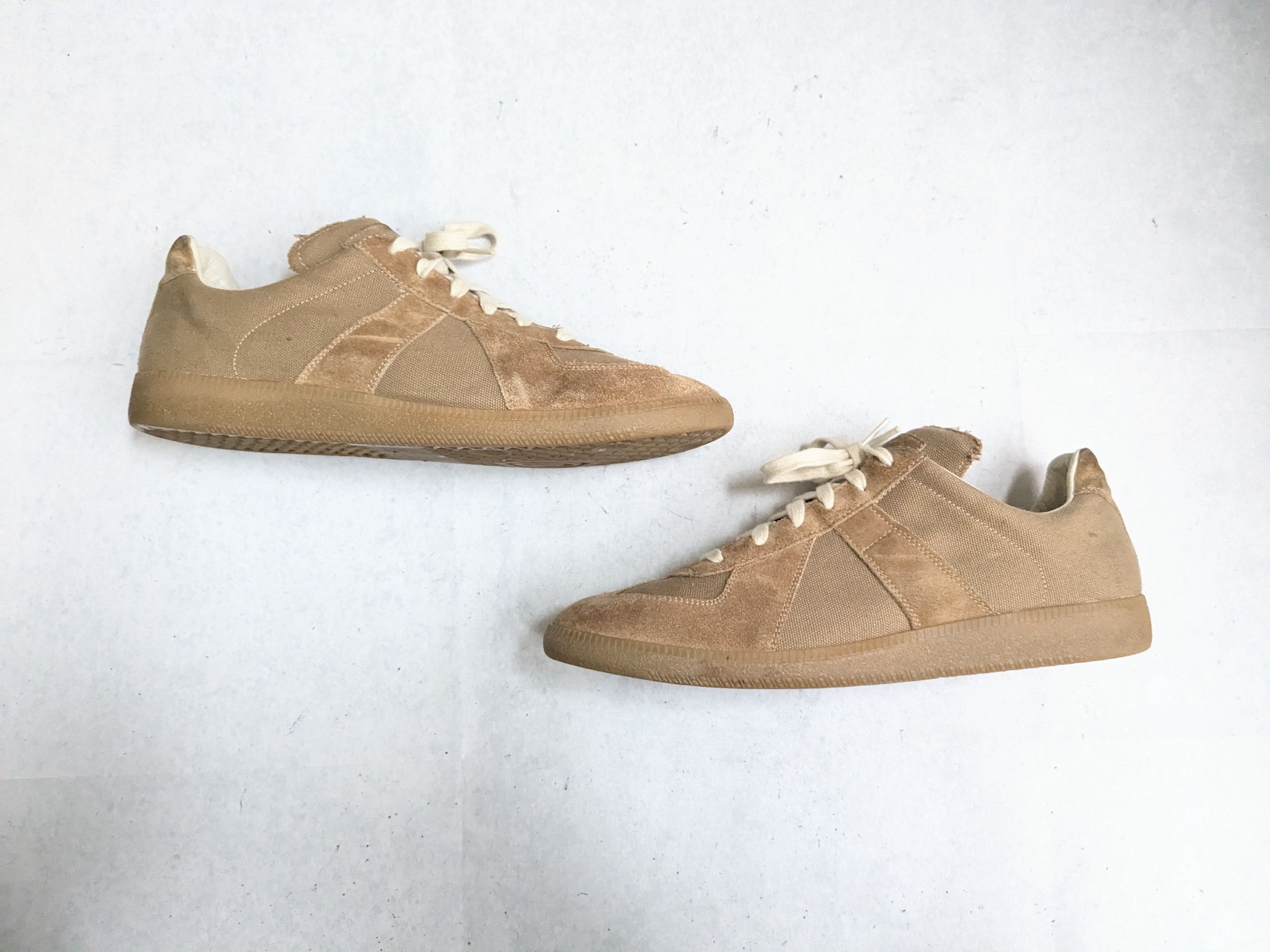 Maison Margiela Replica GAT Brown Suede Canvas 12 45