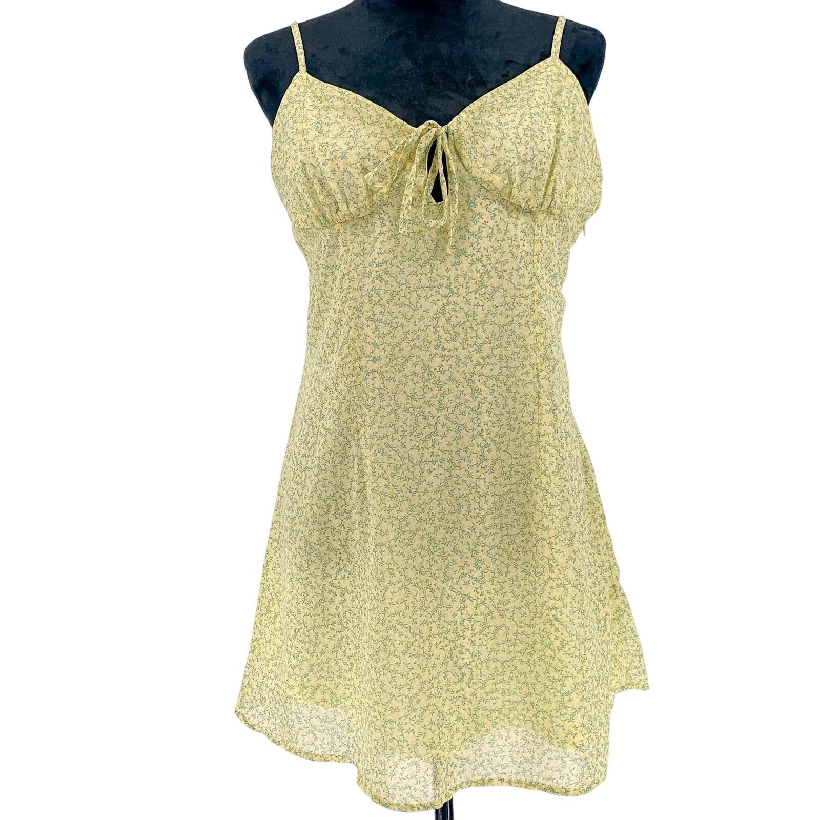 sachin and babi light blue dress H&M H&M Divided Cut-Out-Detail Chiffon Dress Women's Medium