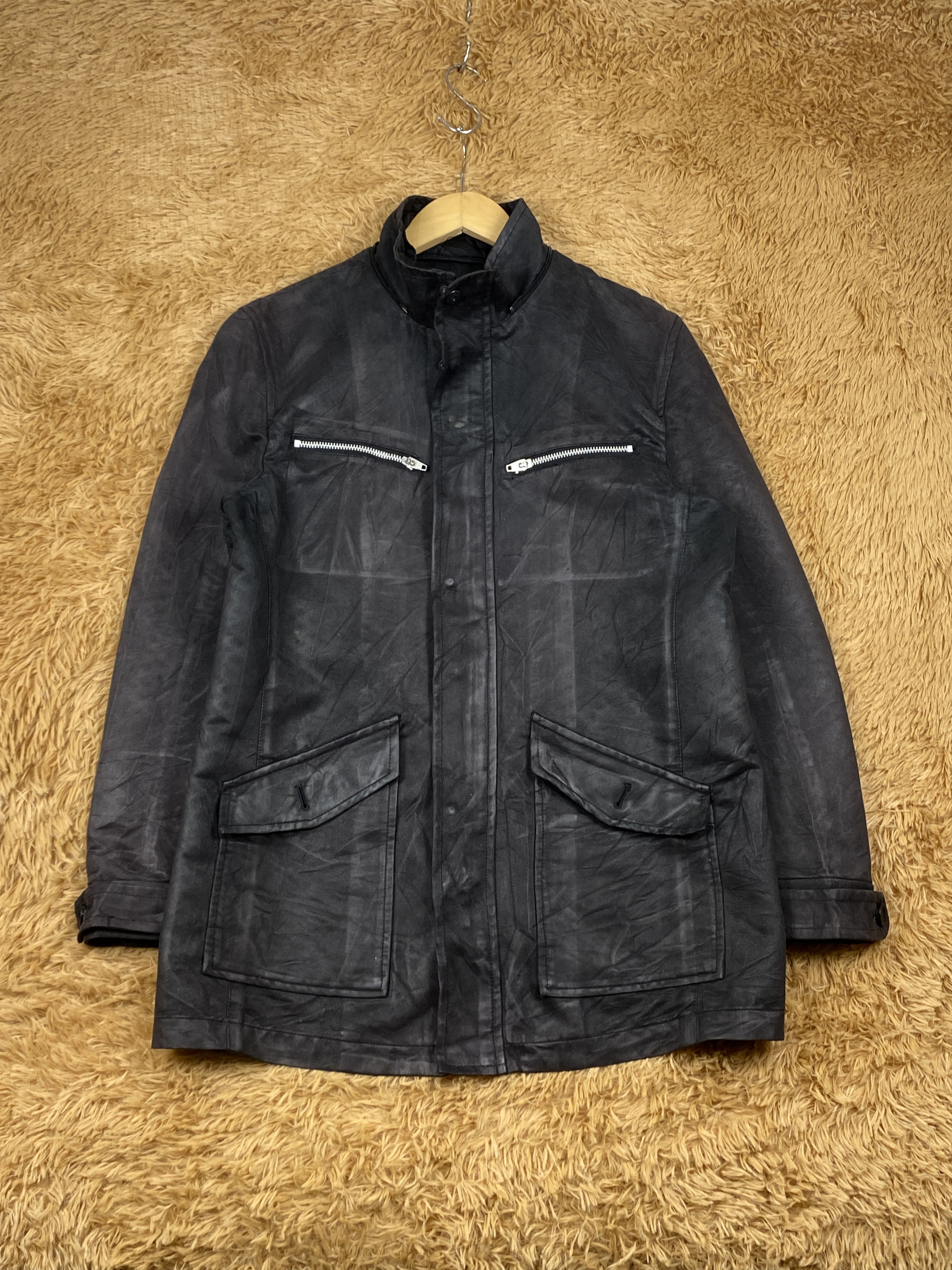 Comme Ca Ism × Vintage Vintage Comme Ca Ism Faded Rugged Zip Up  