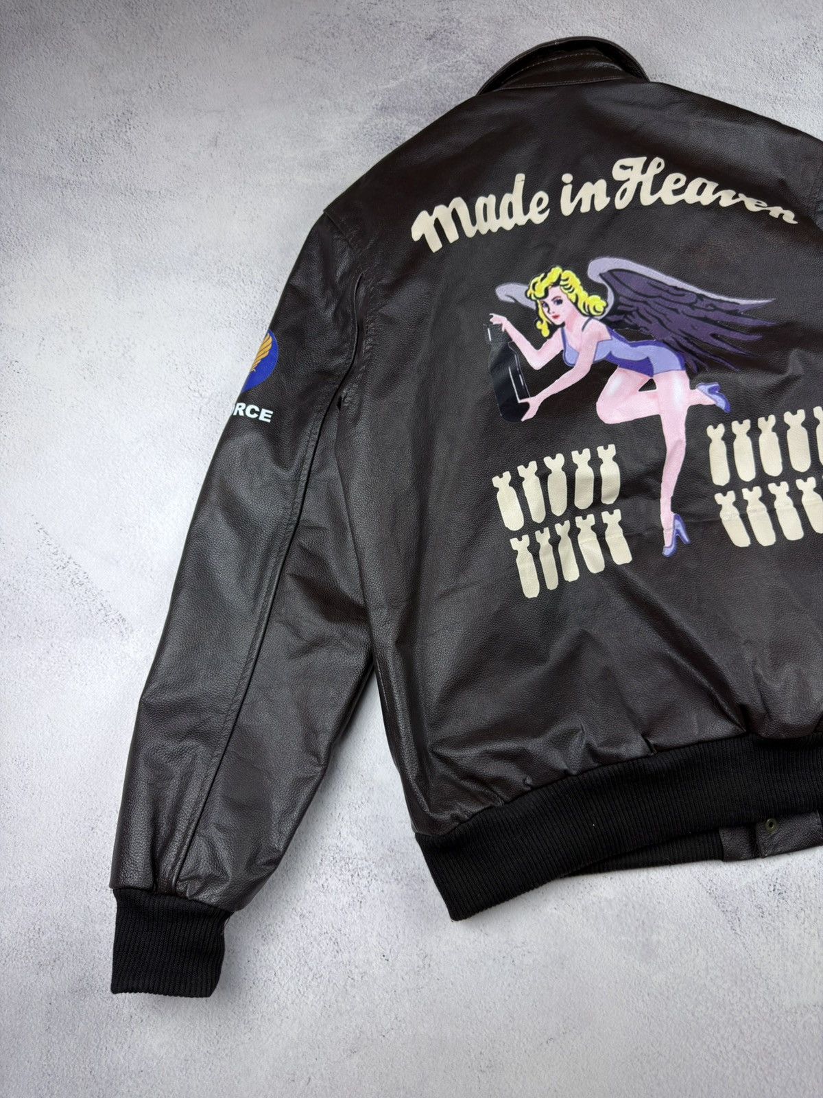 Vintage Chris Redfield Resident Evil Jacket A2 Flight Brown Bomber Size US XXL / EU 58 / 5 - 9 Thumbnail