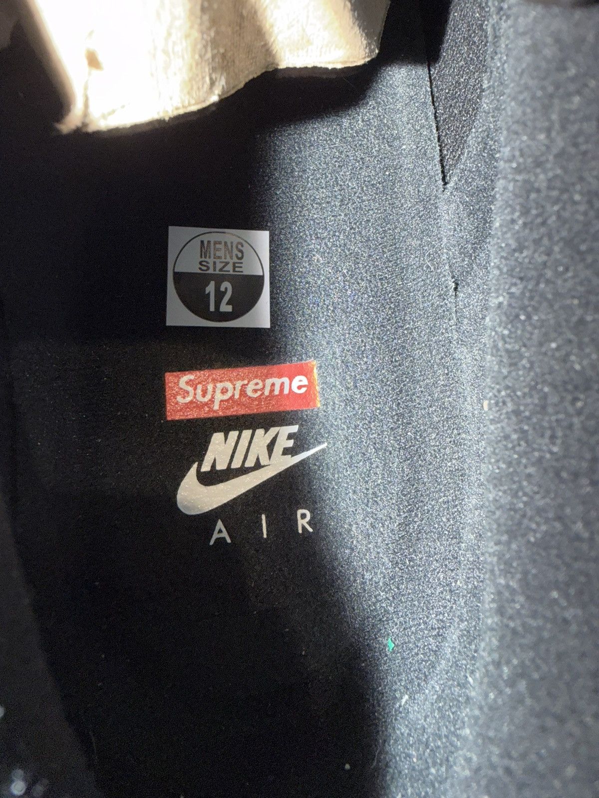 Nike × Supreme Supreme Nike Air Force 1 Black Size US 12 / EU 45 - 5 Thumbnail