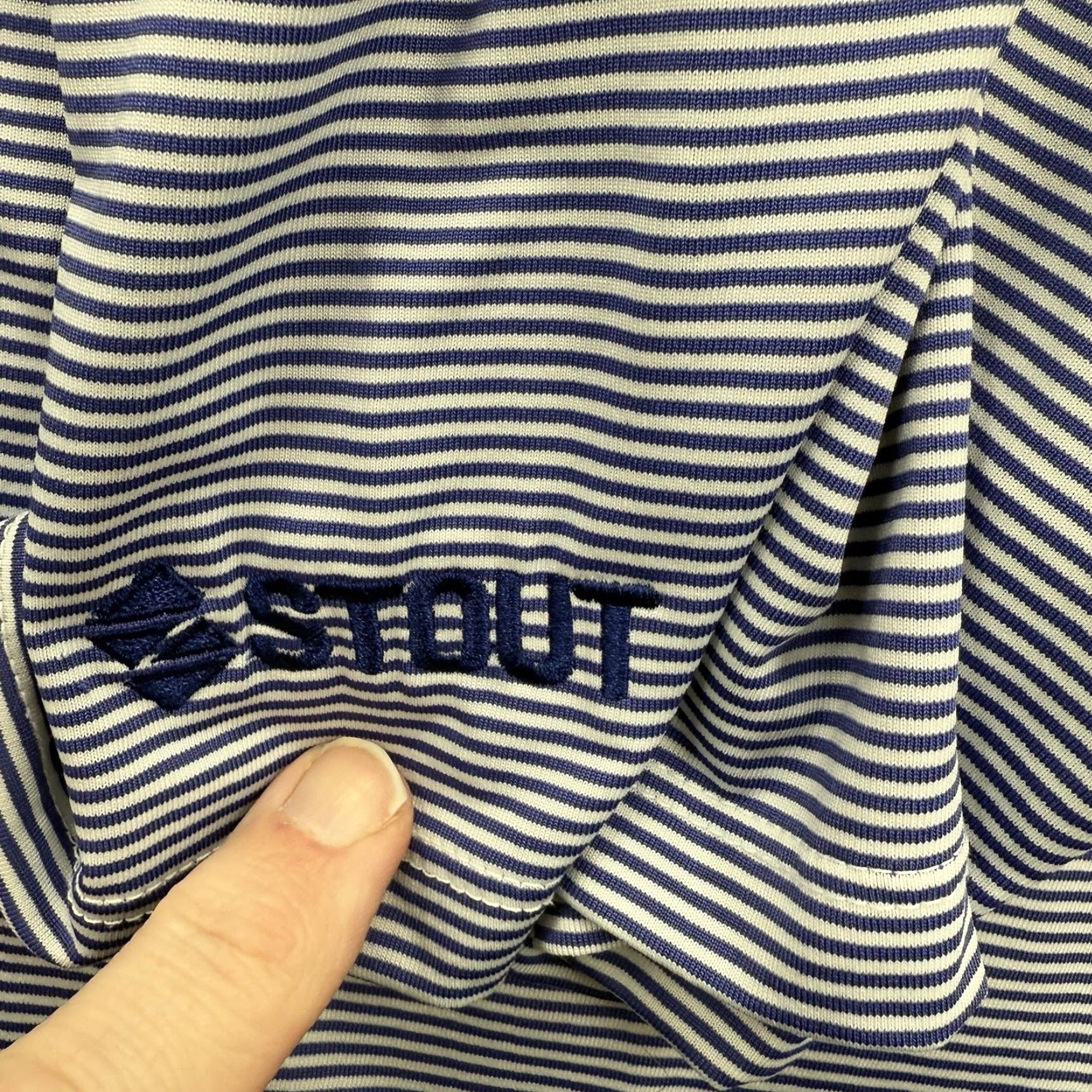 Vintage Greyson Polo Shirt Men 2XL Striped Short Sleeve Polyester Spandex Golf Casual Slimming Stretch Slim Polo Shirt Men Size US XXL / EU 58 / 5 - 3 Thumbnail