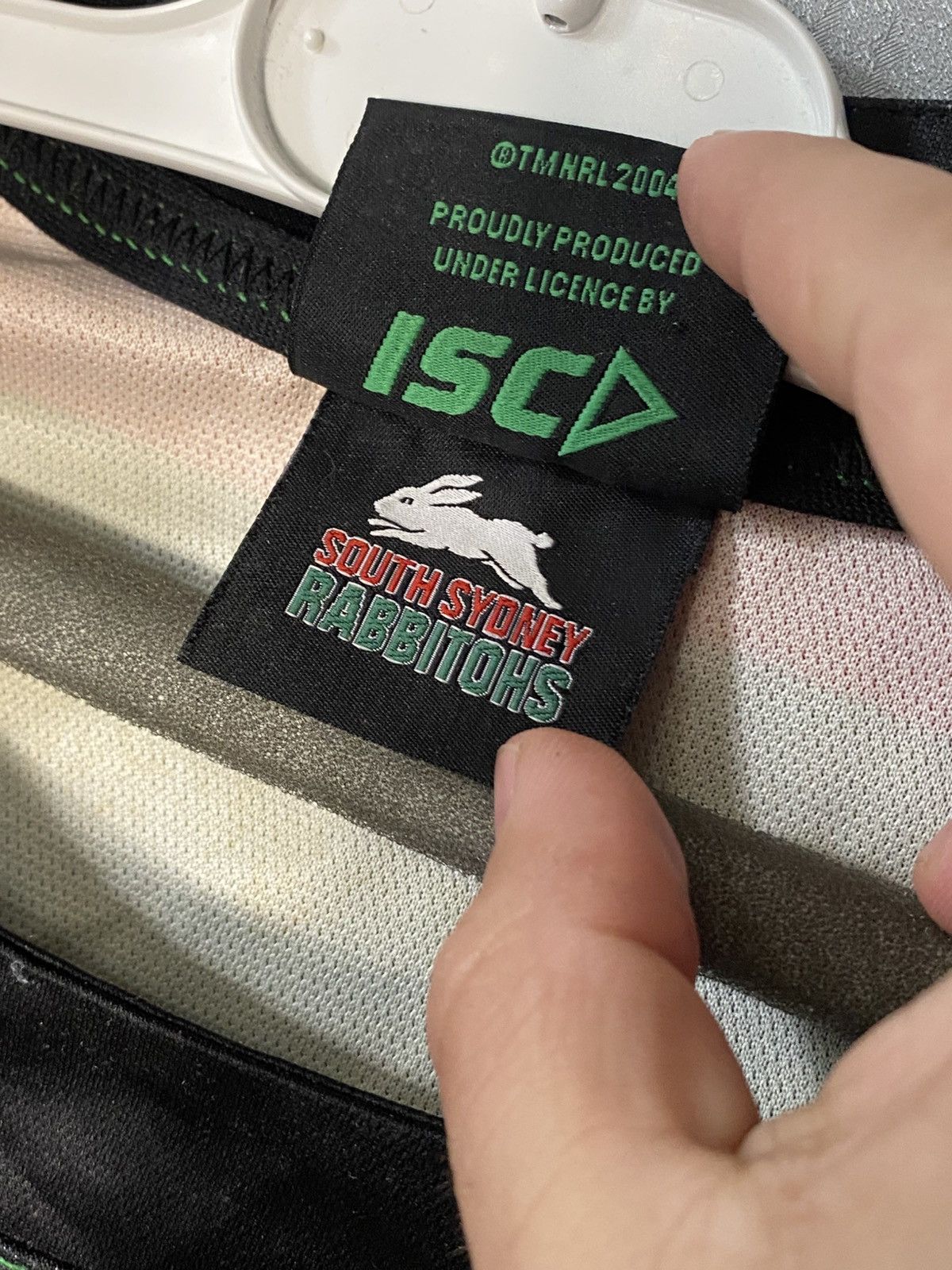 Canterbury of New Zealand 2003/04 Vintage South Sydney Rabbitohs ISC Rugby Jersey Kit Size US XXL / EU 58 / 5 - 5 Thumbnail
