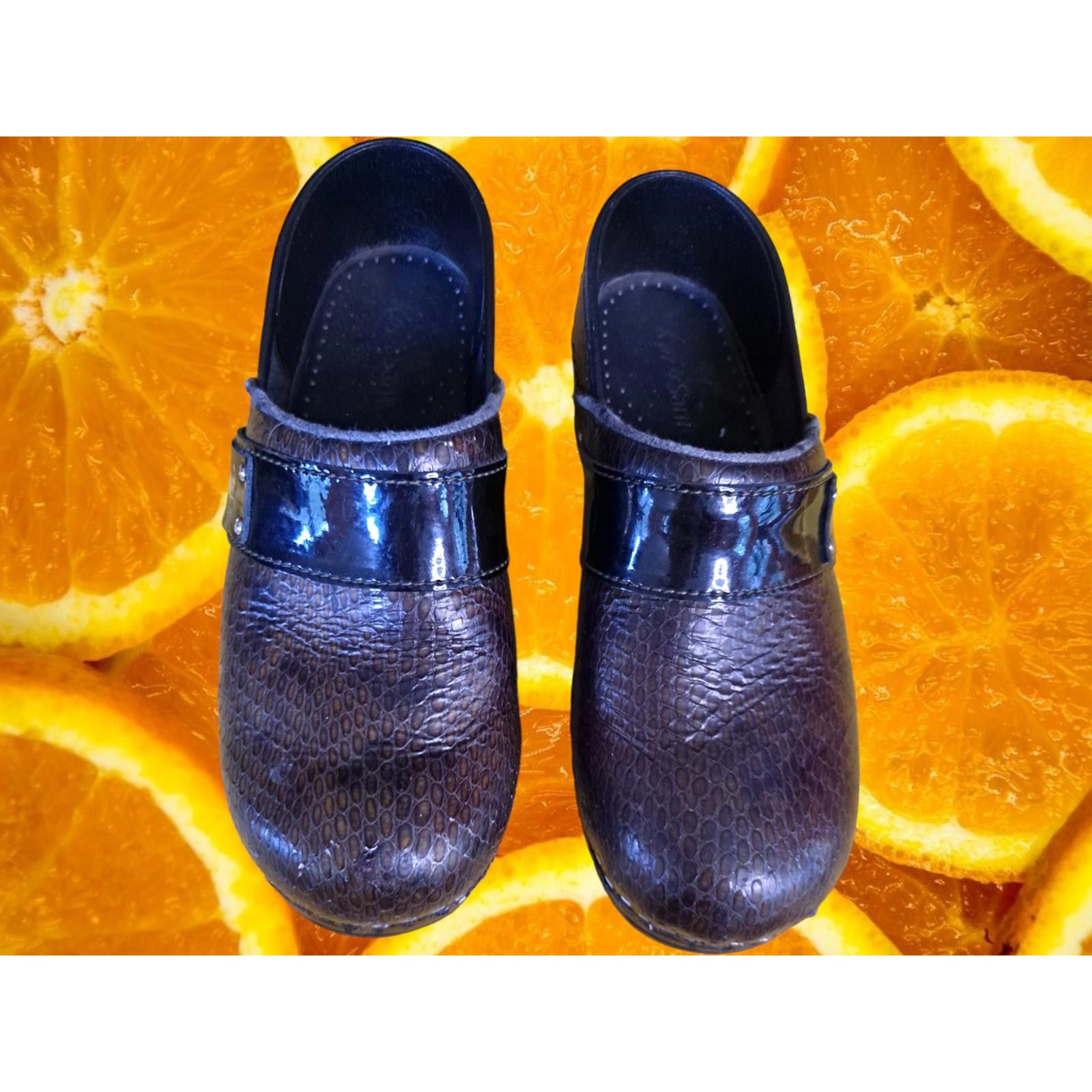 Other Sanita Koi Brown and Black Danish Clogs Size 38 Size ONE SIZE - 2 Thumbnail
