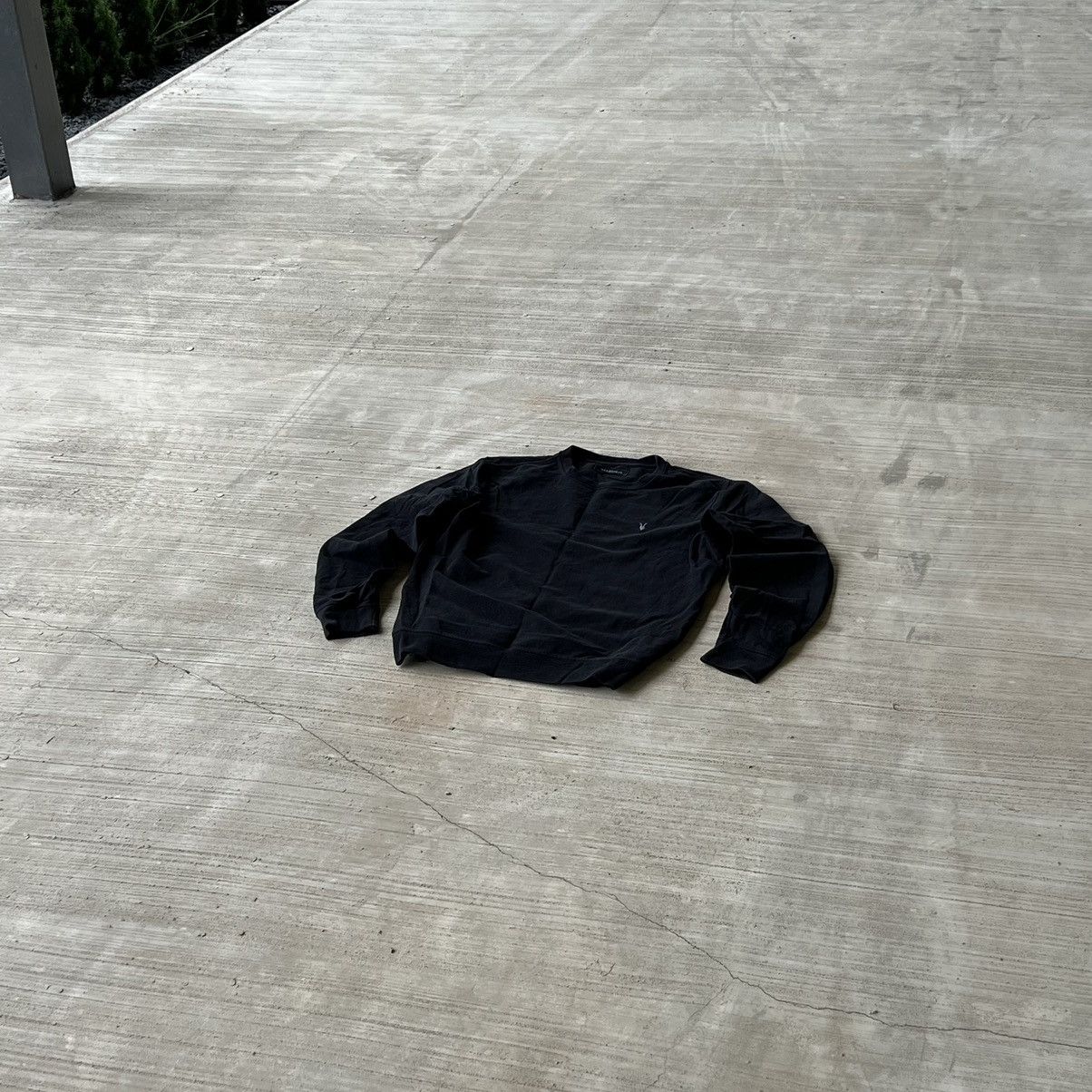 Allsaints Allsaints Vintage Black Small Logo Longsleeve Sweatshirt Size US S / EU 44-46 / 1 - 1 Thumbnail