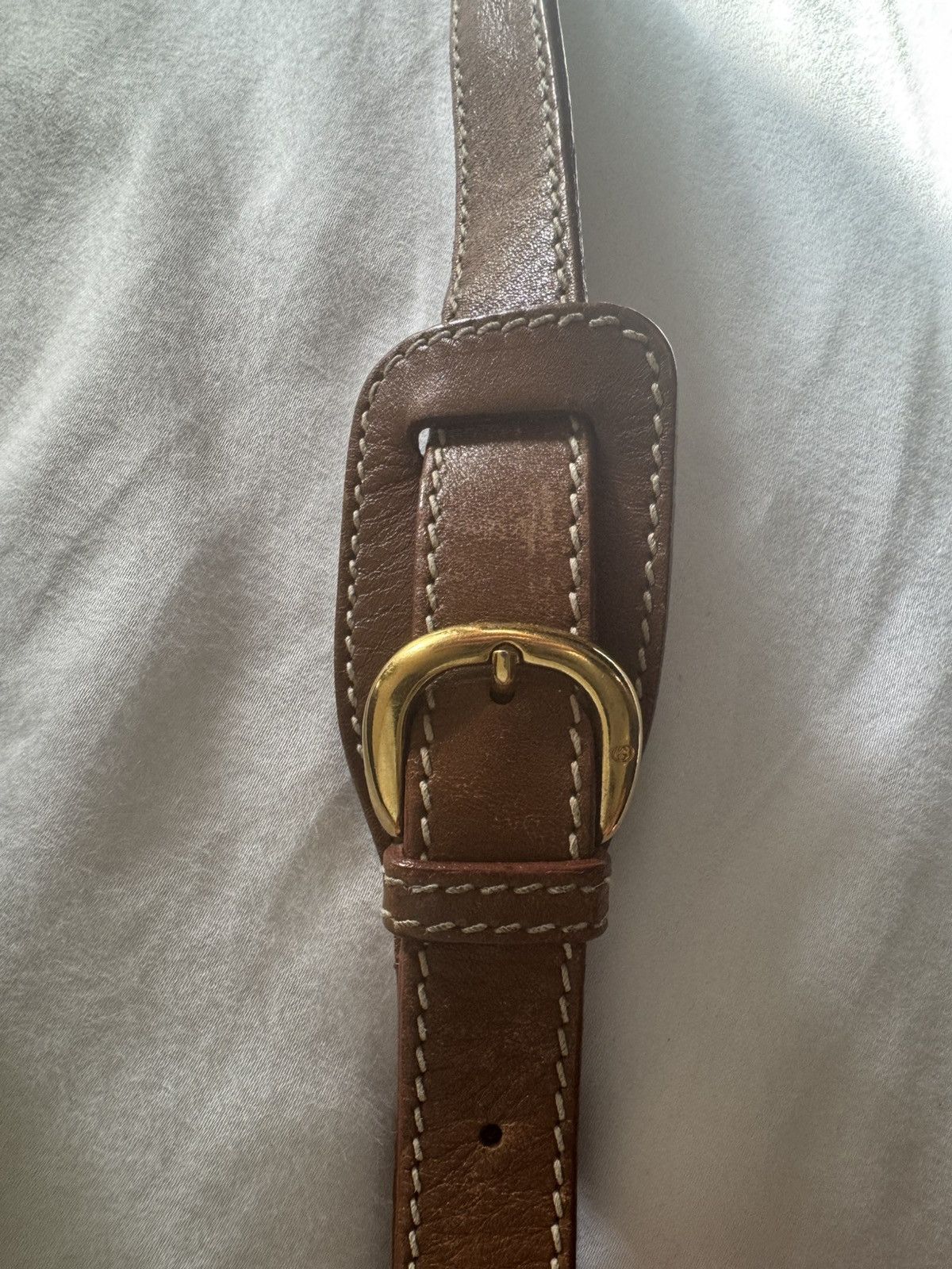 Gucci Vintage Dark Brown Interlocking G Logo Crossbody Bag Size ONE SIZE - 8 Thumbnail