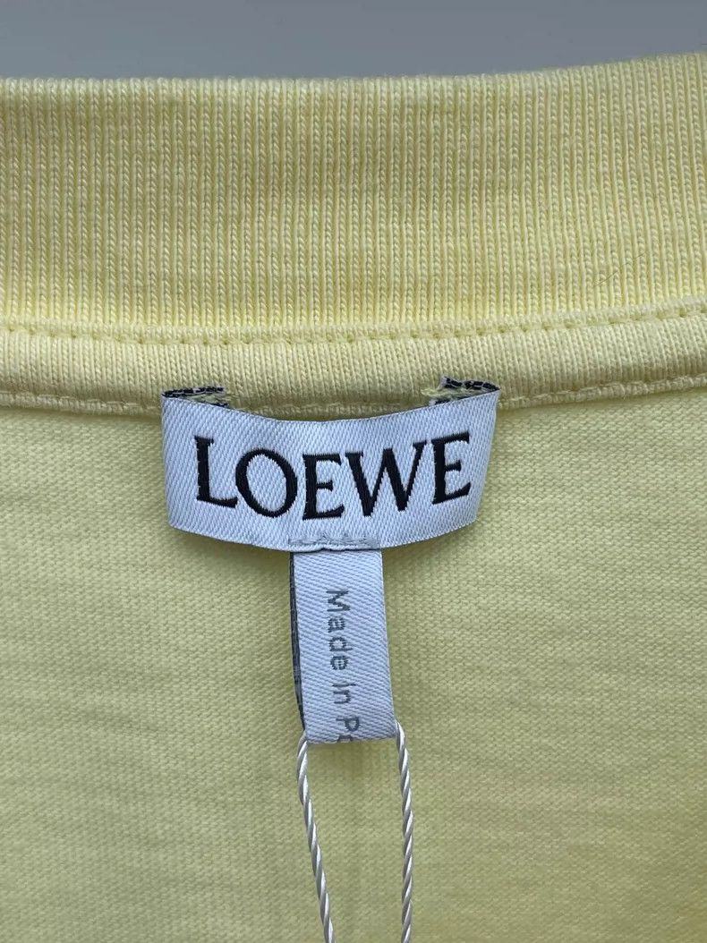 Loewe LOEWE Light yellow short-sleeved T-shirt Size M / US 6-8 / IT 42-44 - 4 Thumbnail