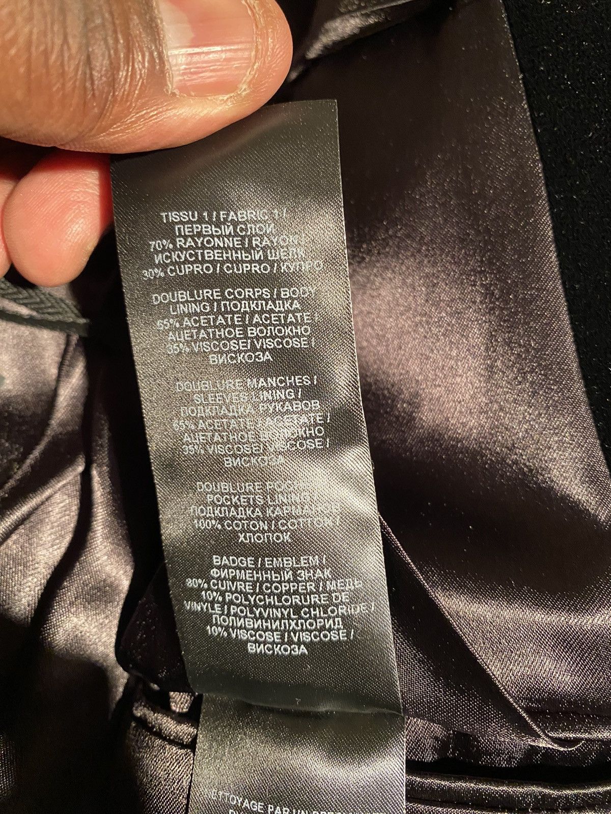 Balmain Balmain velvet evening Jacket Size 54R - 11 Thumbnail