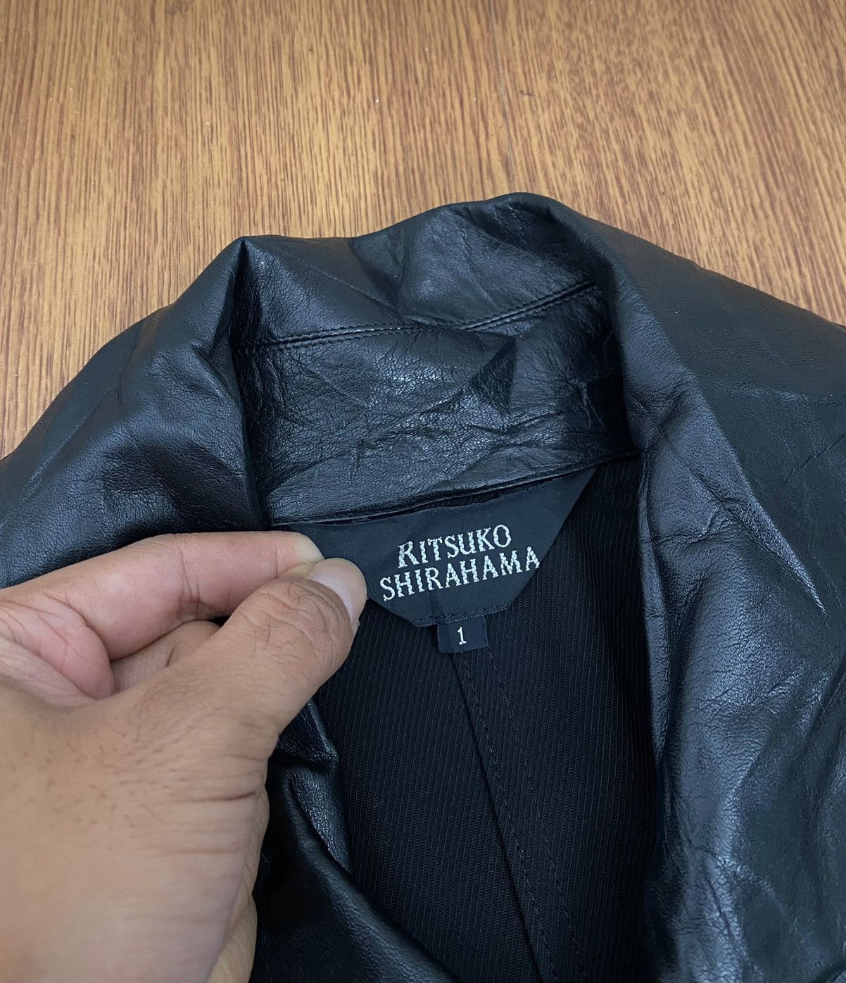 If Six Was Nine × Japanese Brand × KMRii Ritsuko Shirahama leather mix jacket Size US S / EU 44-46 / 1 - 6 Thumbnail