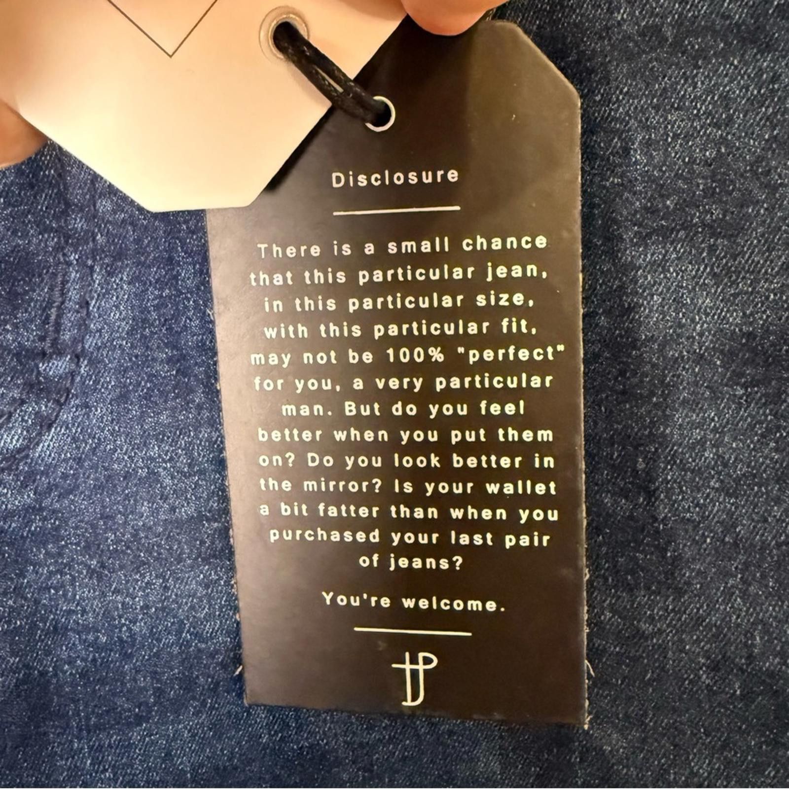 Other The Perfect Jean NYC Mens Dark Blue Skinny Jeans sz 38x28 Size US 38 / EU 54 - 7 Thumbnail