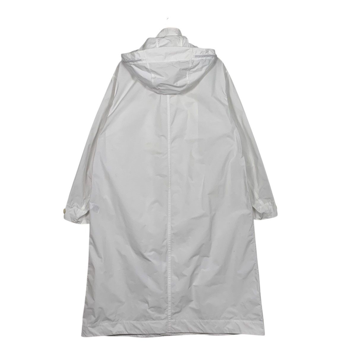 Jil Sander × Uniqlo Uniqlo Jil Sander Pure White Hooded Overcoat Size US L / EU 52-54 / 3 - 8 Thumbnail