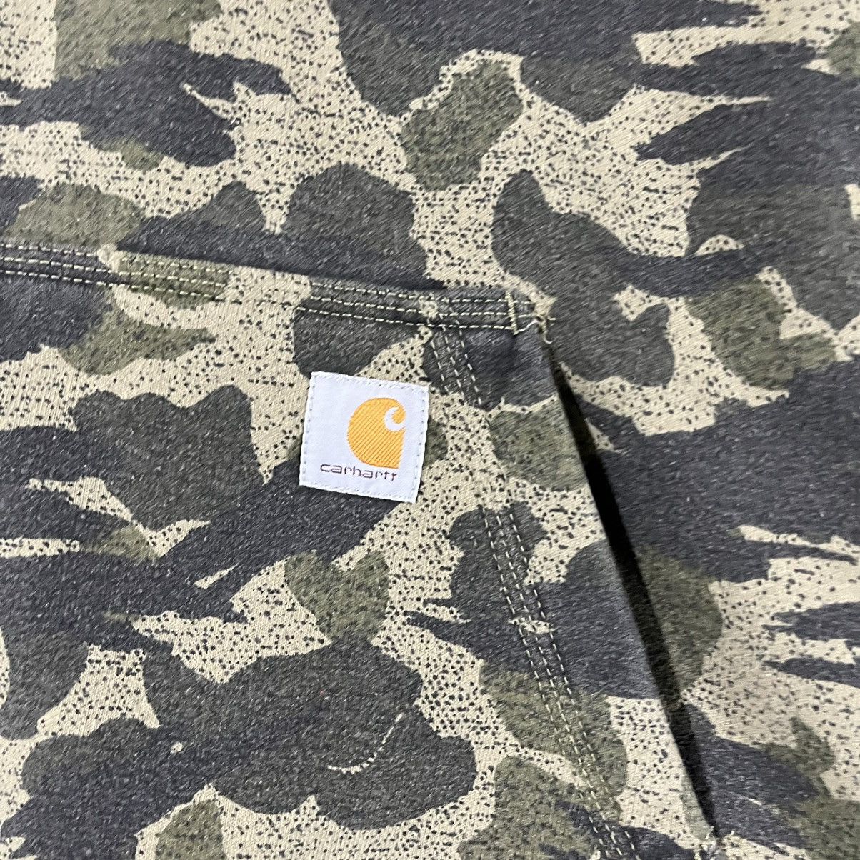 Carhartt Carhartt Camo Y2K Logo Hoodie Essential Skater Size Small Size US S / EU 44-46 / 1 - 3 Thumbnail