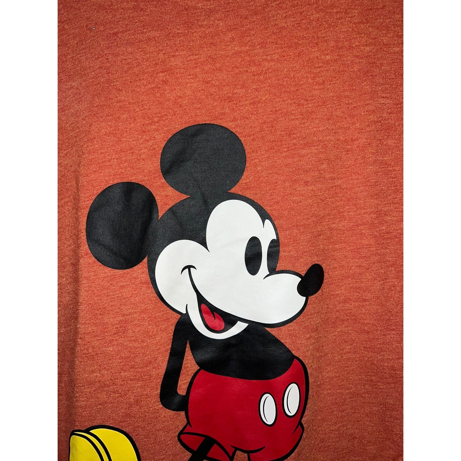 Disney Disney Uniqlo Mickey Mouse Shirt Red T-Shirt Tee L Large Size US L / EU 52-54 / 3 - 3 Thumbnail