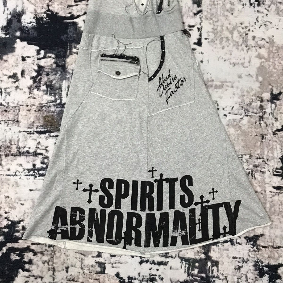 Japanese Brand Ghost of Halem Long Dress Punker Tank Top Hoodie Size XS / US 0-2 / IT 36-38 - 1 Thumbnail