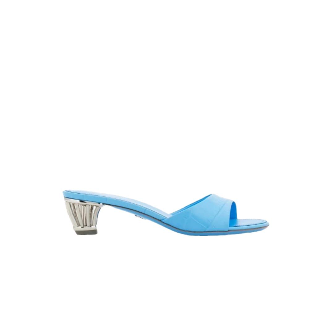 o1s1rm0924 Cage Heel Slide in Azure