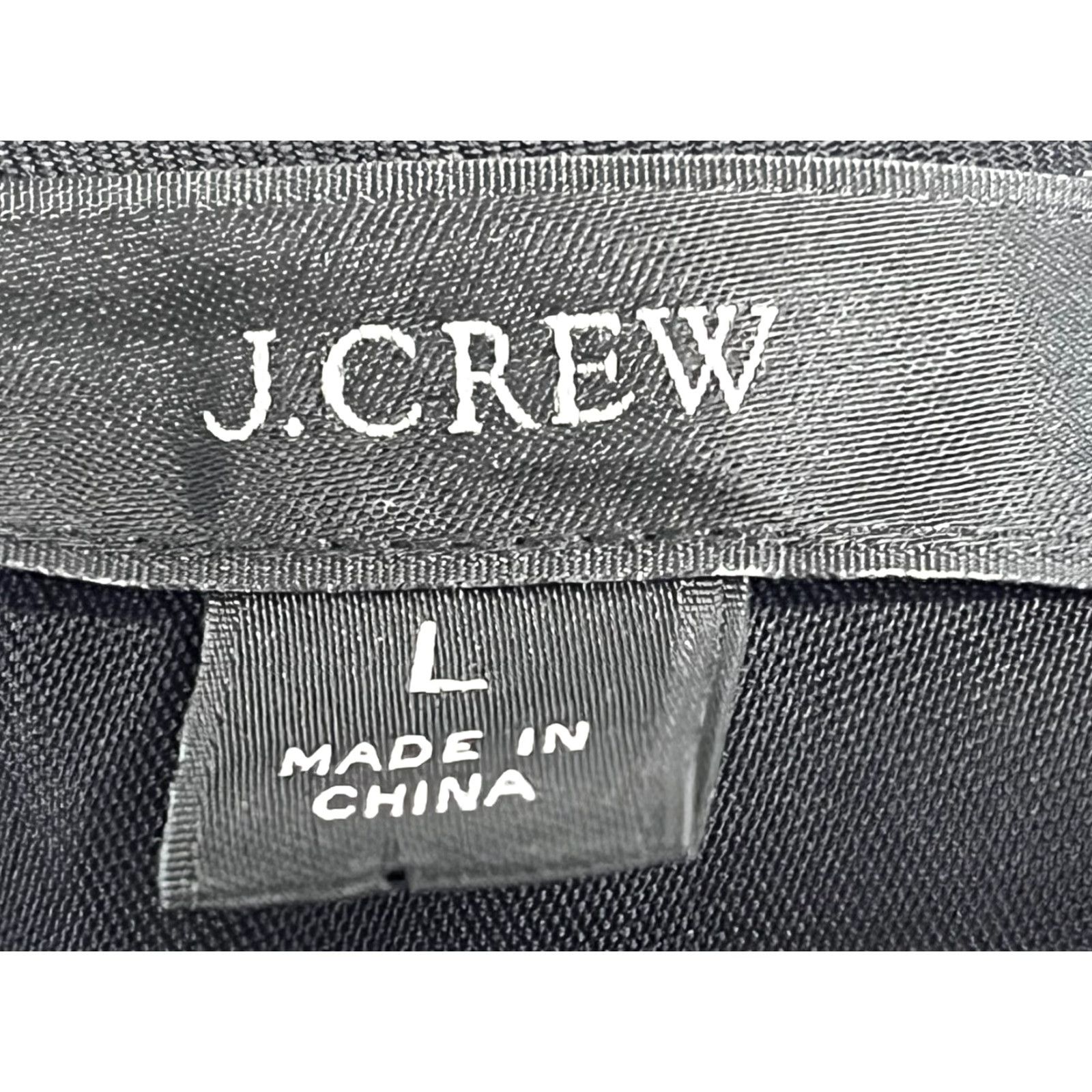 J.Crew J.CREW Sheath Cupro Blend Dress Large GUC Short Sleeve Black Comfort Easy Wear L Regular Women Short Sleeve Dress Black Cupro Blend Sheath J.CREW Size 36" / US 14 / IT 50 - 6 Thumbnail