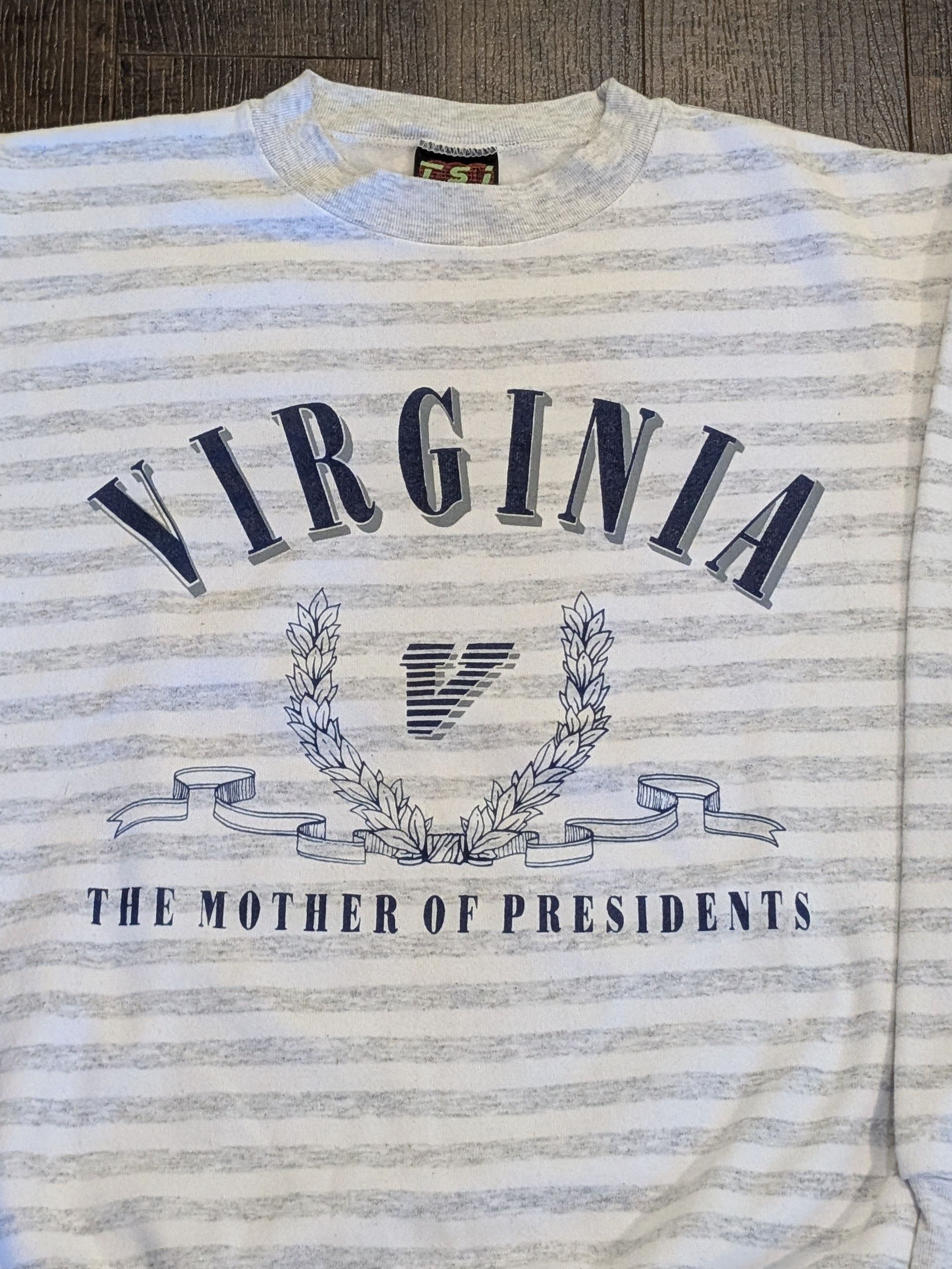Other Vintage Virgina The Mother of Presidents Striped Crewneck L Size US L / EU 52-54 / 3 - 2 Thumbnail