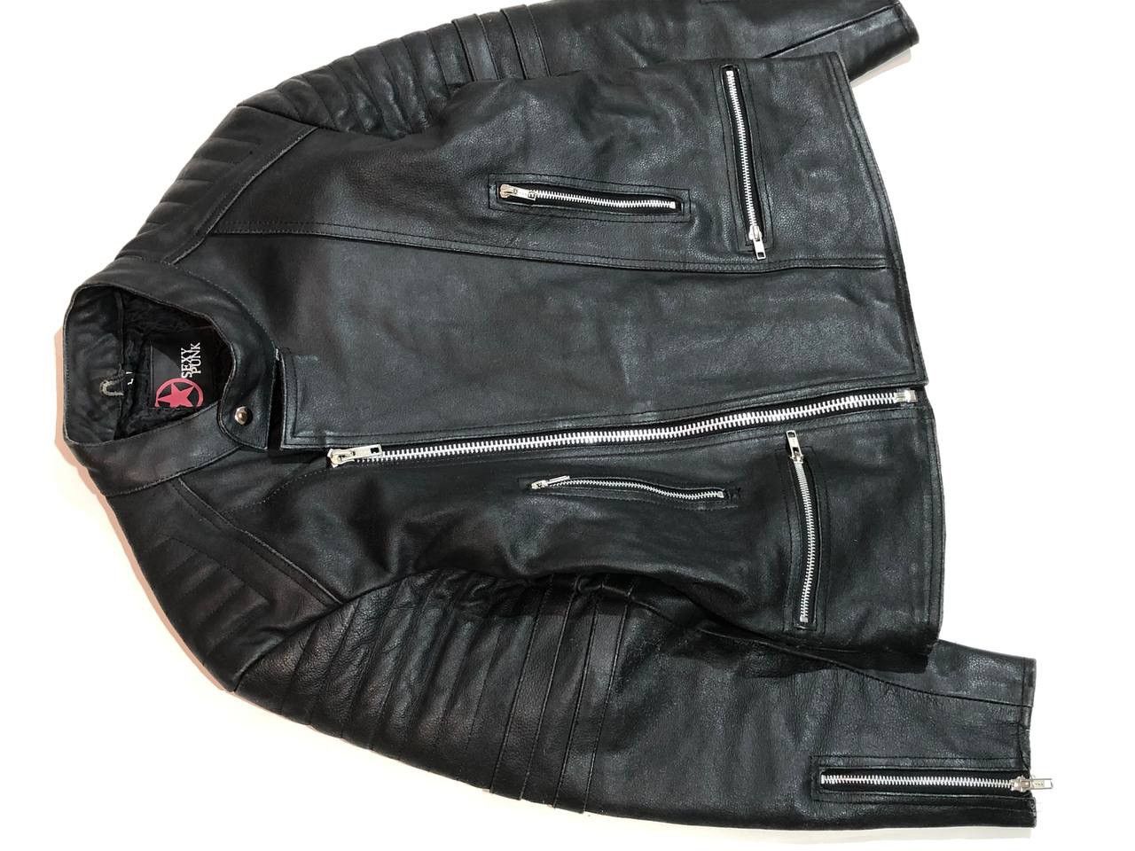 Other Sexy Punk Moto Leather Jacket Racing Size US L / EU 52-54 / 3 - 6 Thumbnail