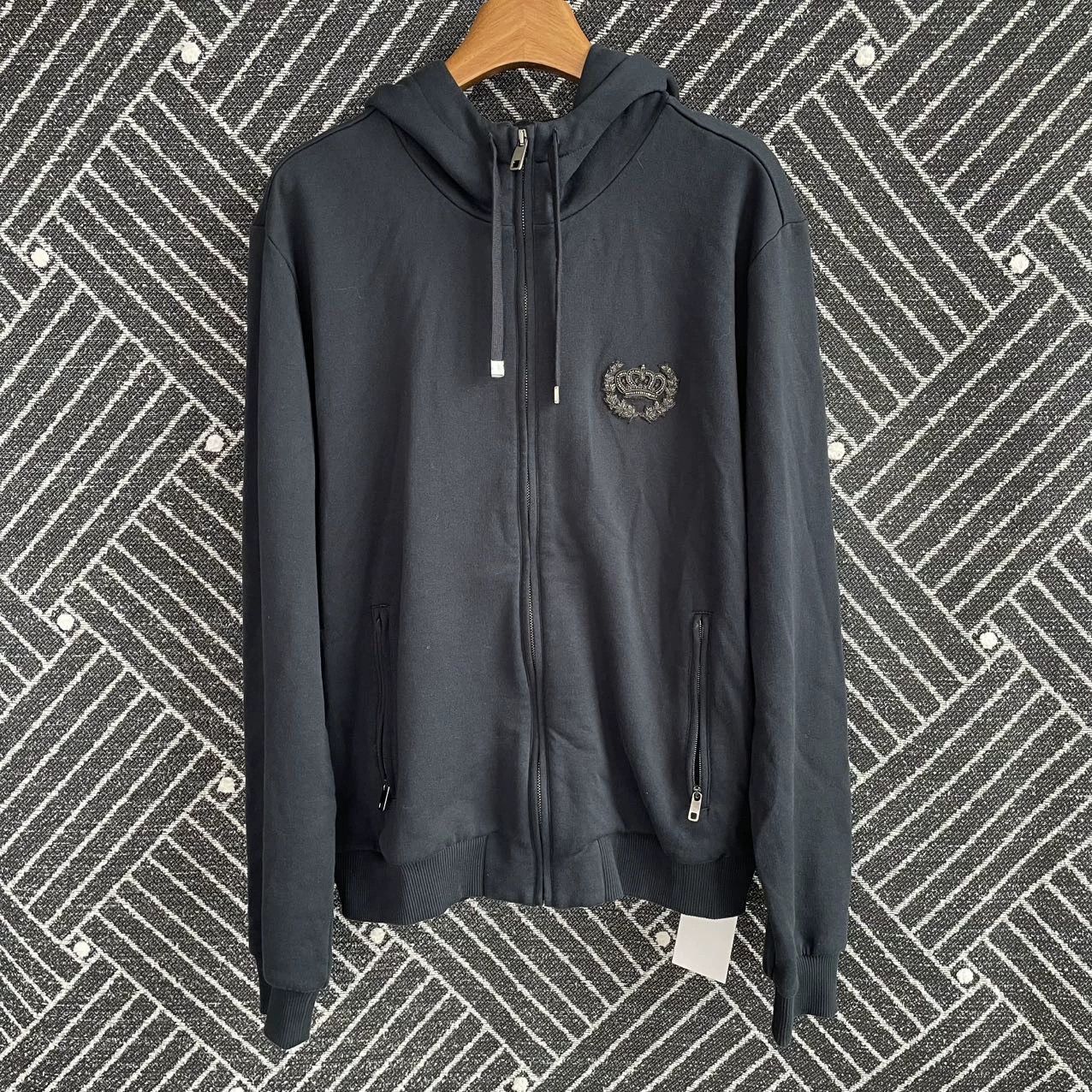 Dolce & Gabbana Mint Dolce & Gabbana Black Heavyweight Hoodie 46 Size US S / EU 44-46 / 1 - 1 Thumbnail