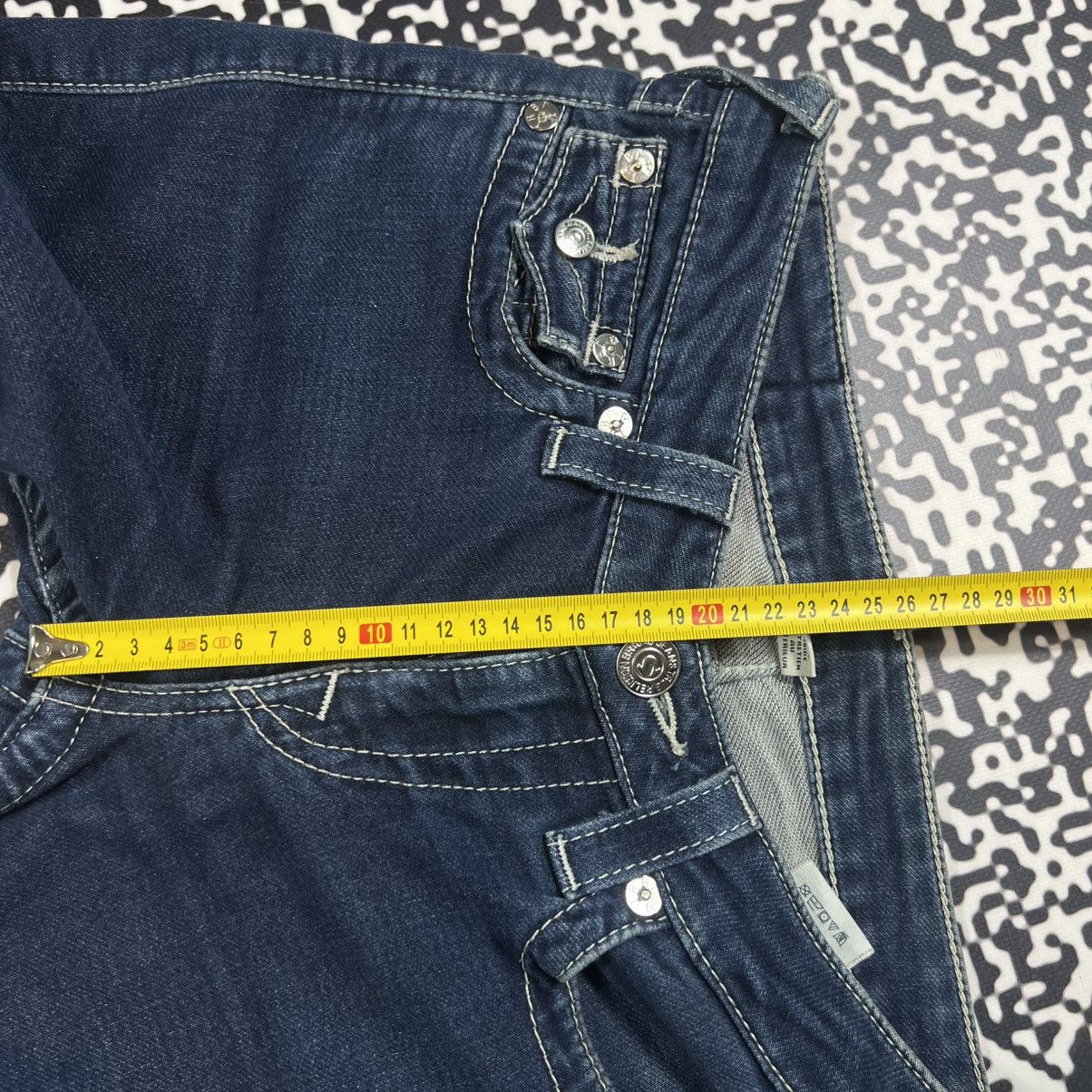 True Religion Vintage Y2K True Religion Japanese Jeans Chief Style 90s Size 27" / US 4 / IT 40 - 22 Thumbnail