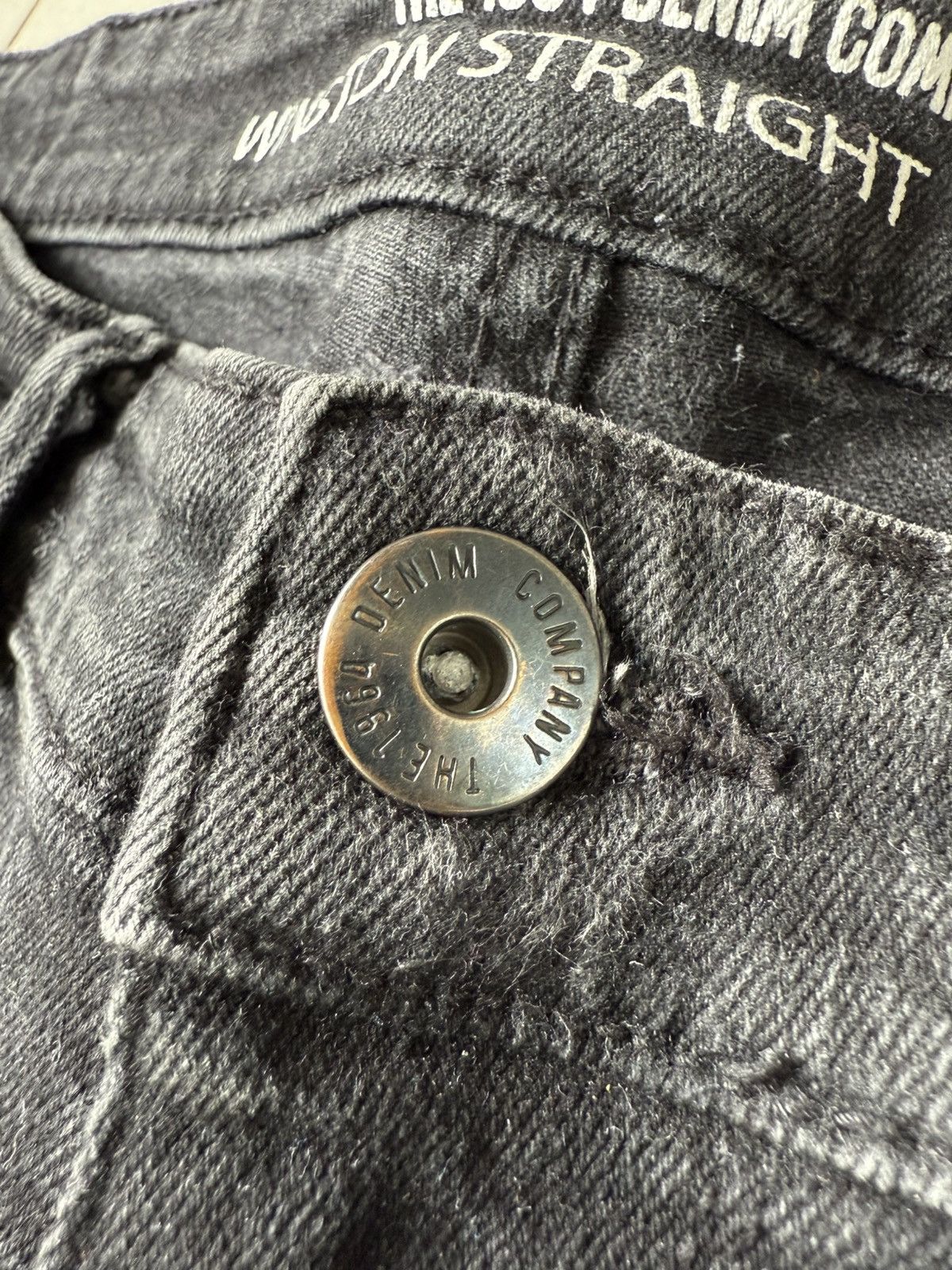 Other Black Straight Leg Jeans Size US 34 / EU 50 - 3 Thumbnail