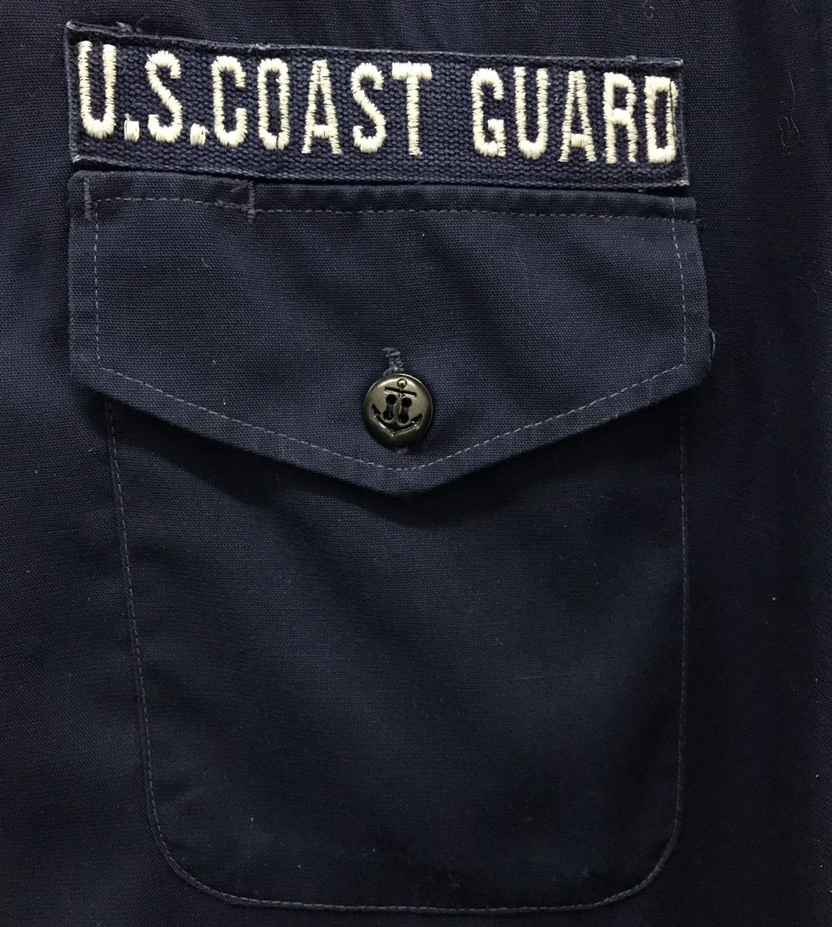 Vintage Vintage Made Expressly For U.S. Coast Guard Shirt Button Ups Size US L / EU 52-54 / 3 - 4 Thumbnail