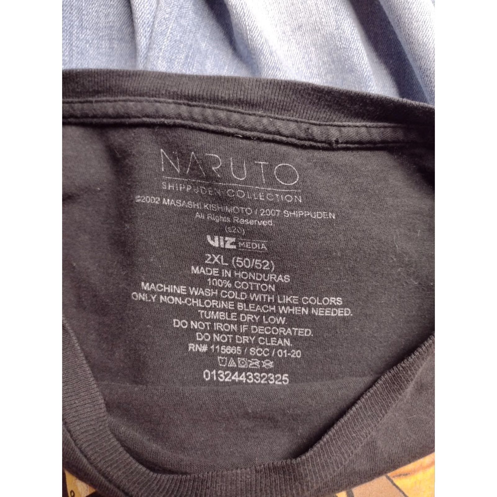 Ripple Junction VINTAGE Ripple Junction Naruto Shippuden Anime T-Shirt Lot 3 Adults XXL Black Gray Casual Cotton 2002 2007 Size XXL / US 16-18 / IT 52-54 - 8 Thumbnail