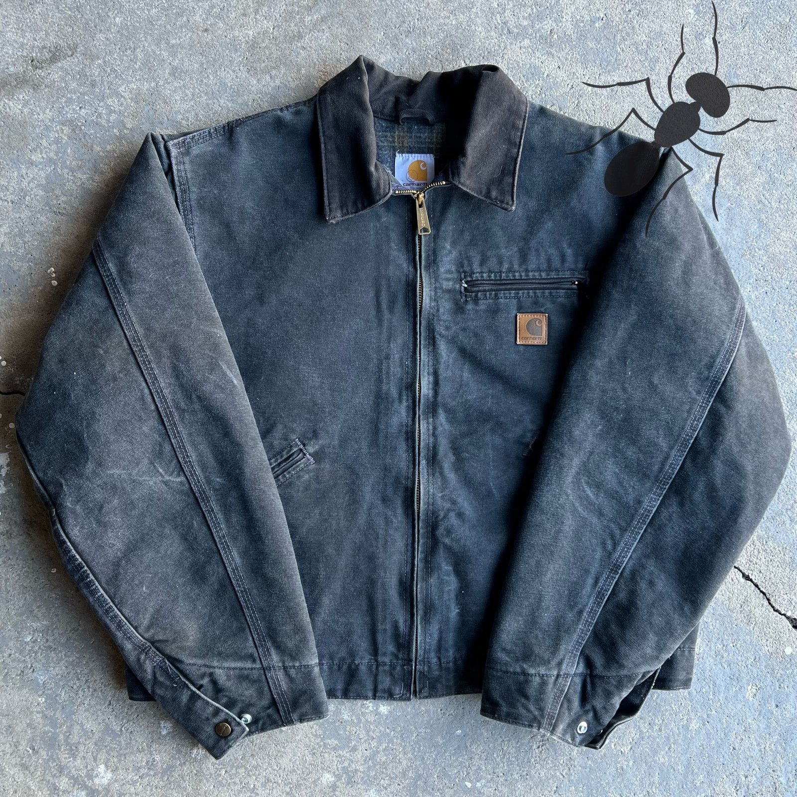 Carhartt × Streetwear × Vintage Vintage y2k carhartt J97 PTL gray 
