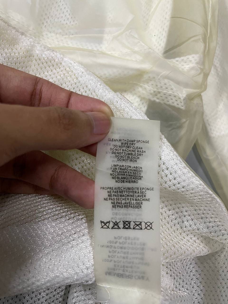 Seditionaries MEMBER ONLY TRANSPARENT WINDBREAKER Size US S / EU 44-46 / 1 - 3 Thumbnail