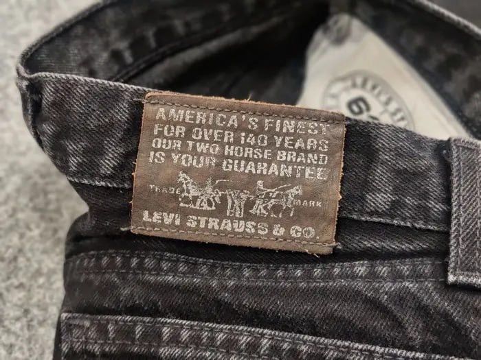 Levi's Vintage 90's Levis 615 fit Guide Faded Black Denim Jeans Size US 30 / EU 46 - 15 Thumbnail